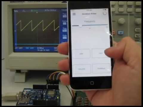 iOS Controlled Waveform Generator with Arduino and Annikken Andee