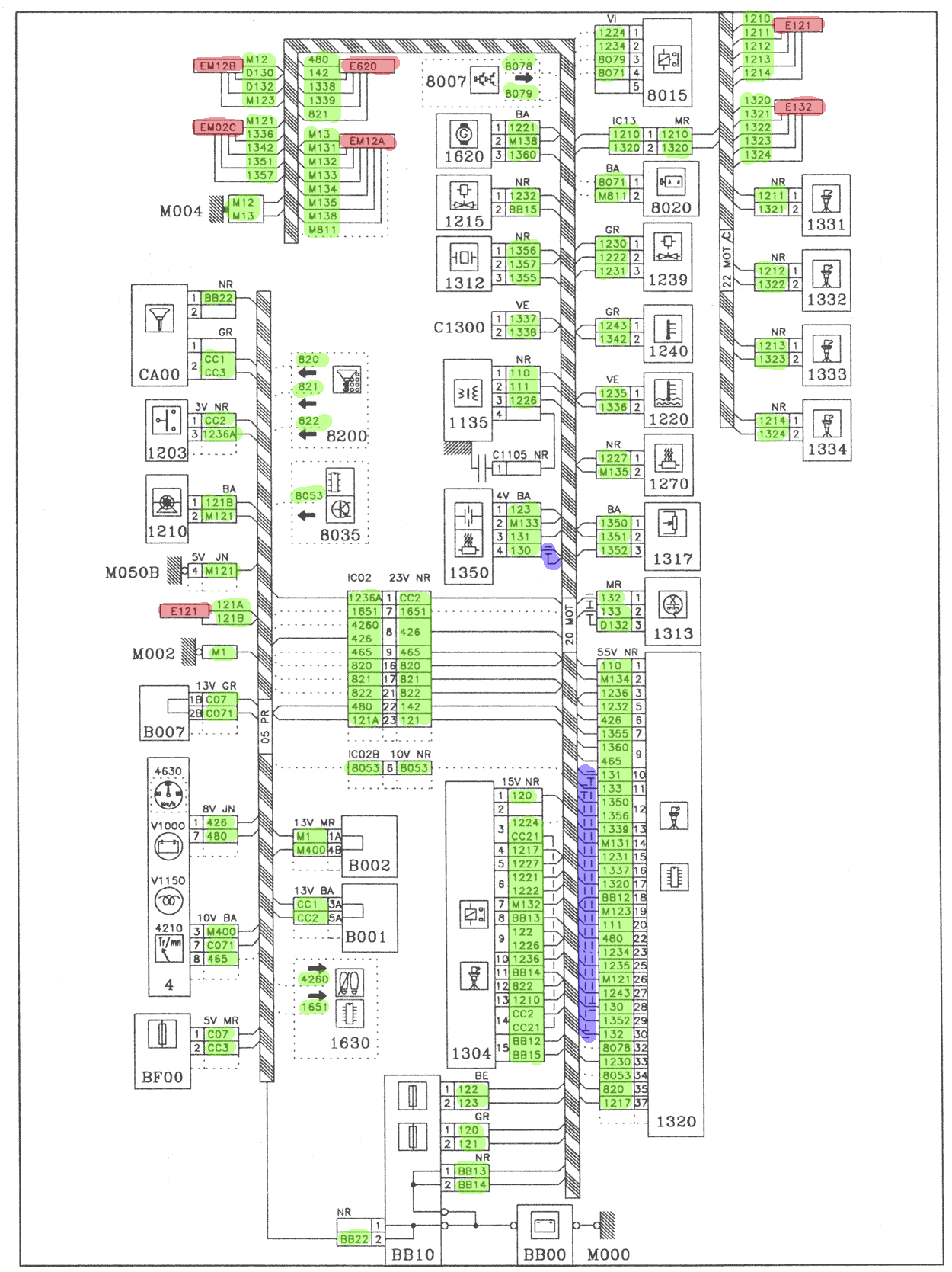 wiring wires splices shield highlighted.png