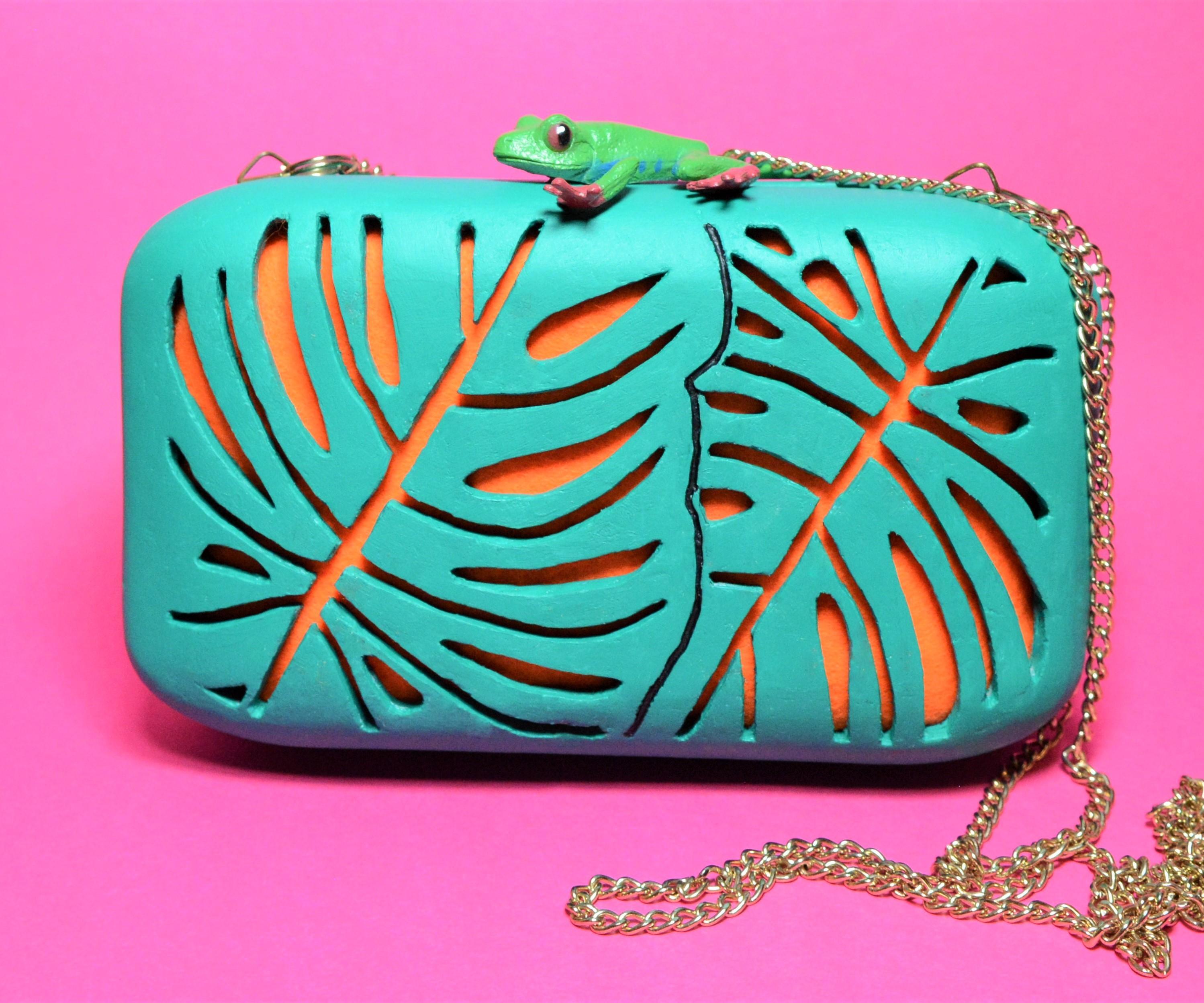 3D Printed Monstera Leaf Clutch