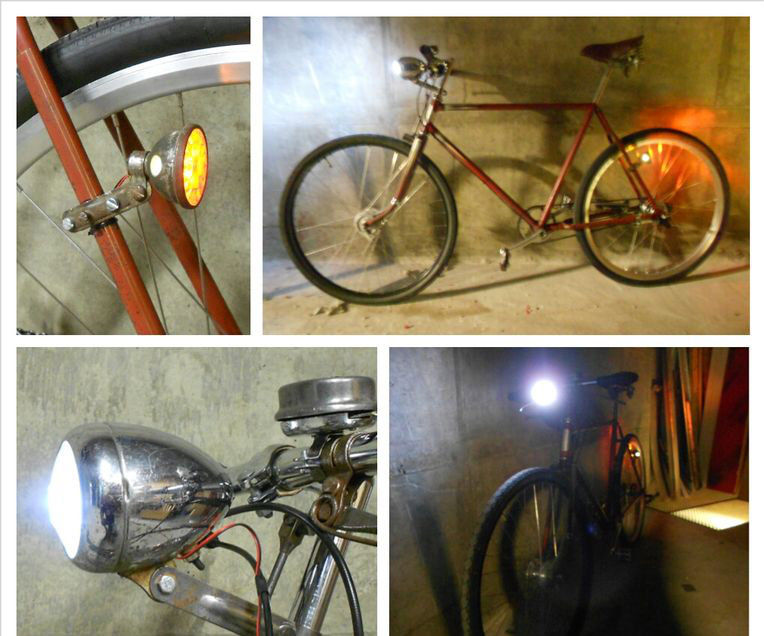 Vintage Bike Lights to LED Conversion