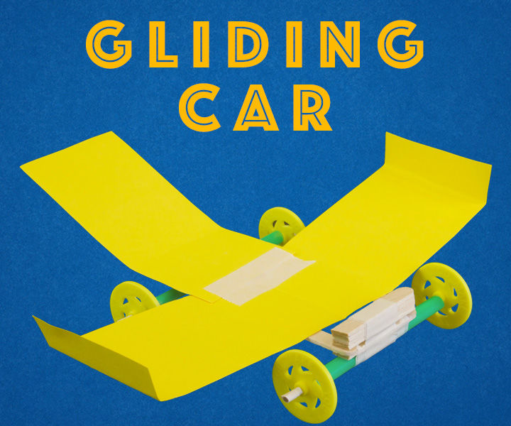 Gliding Car - How to Make a Flying Car STEM Project for Kids