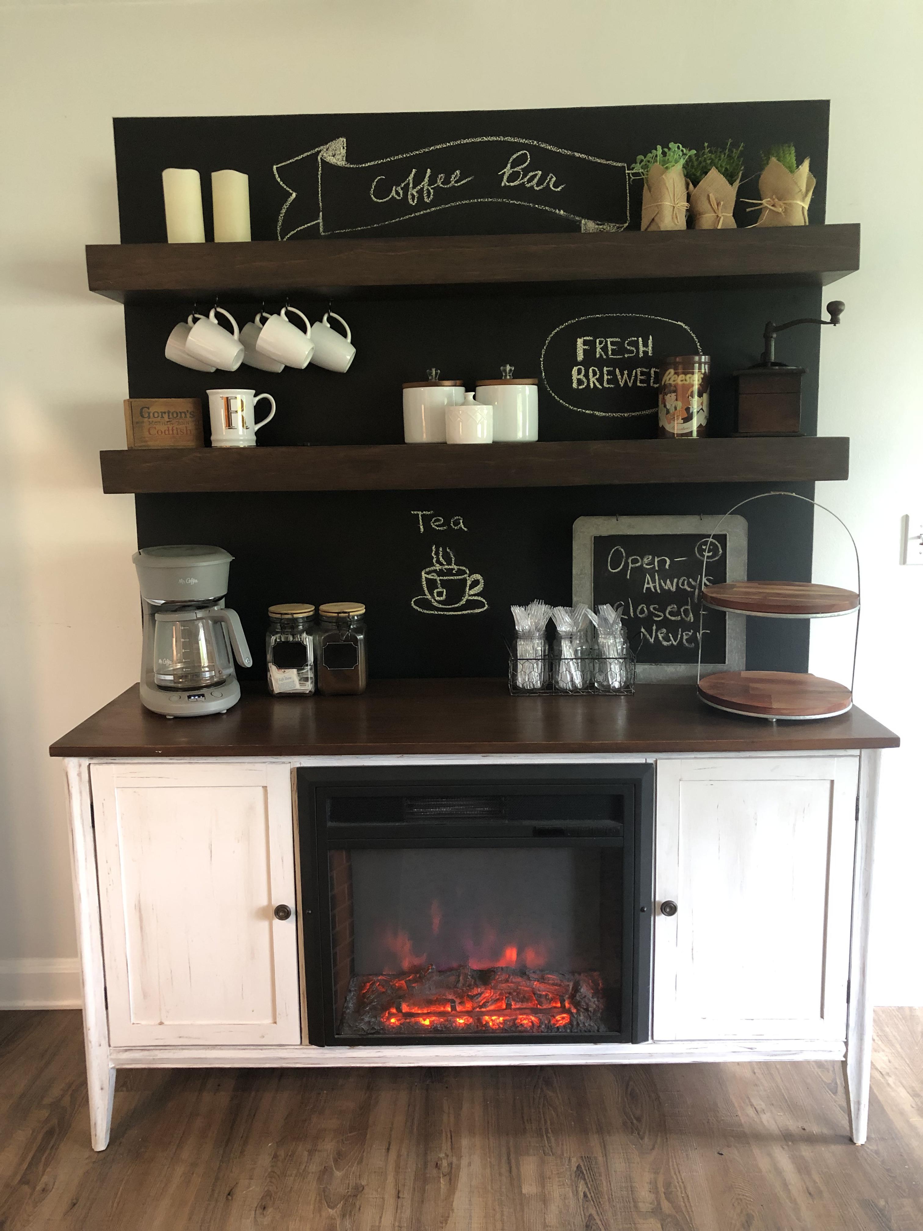 Fireplace Coffee Bar