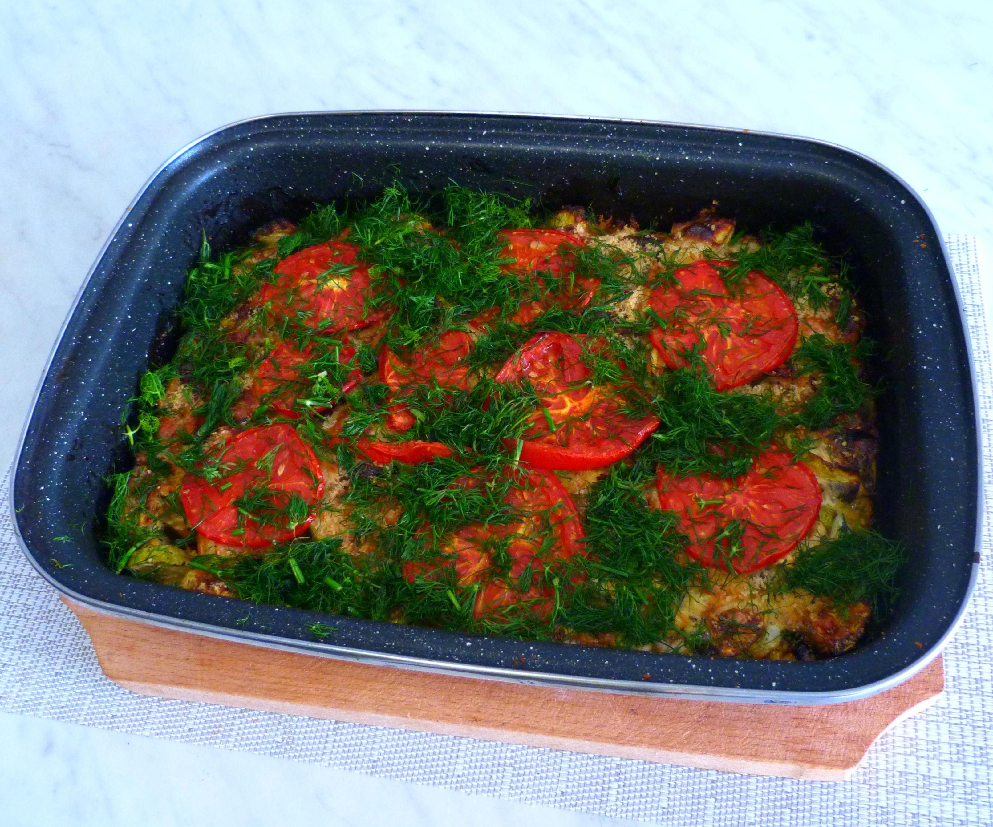 Baked Zucchini With Yogurt