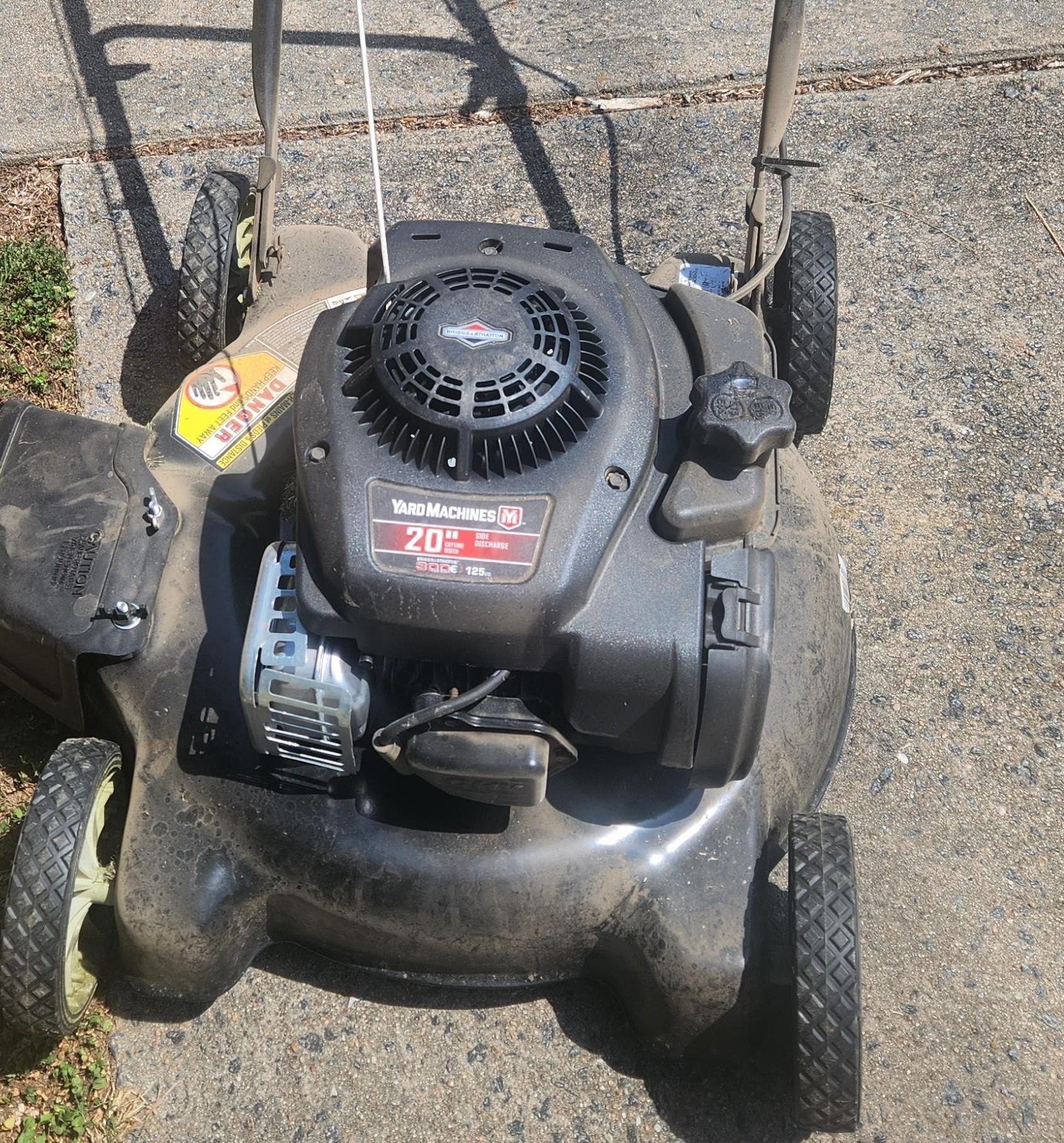 Start a Briggs and Stratton Mower
