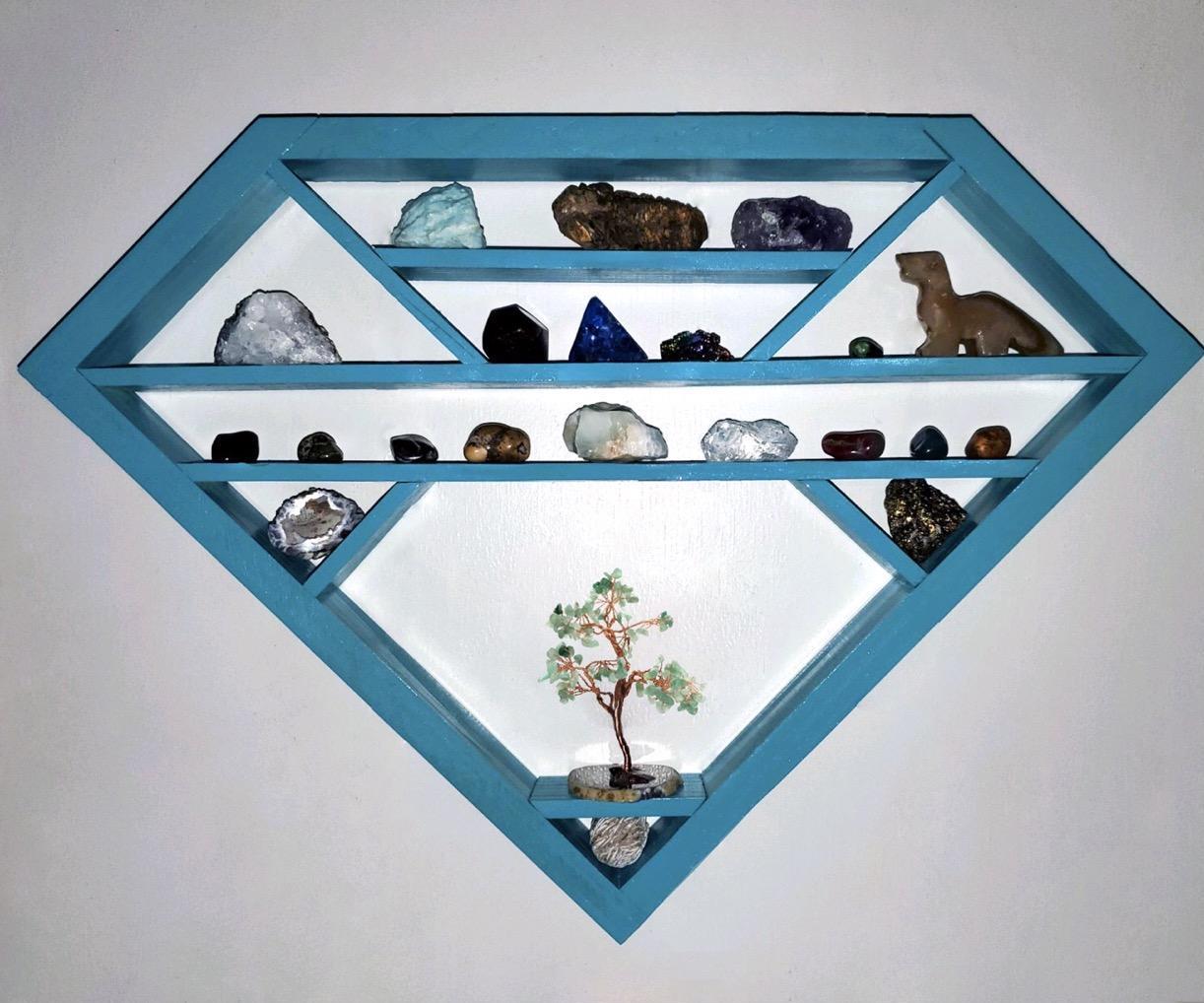 Diamond Shaped Rock Shelf