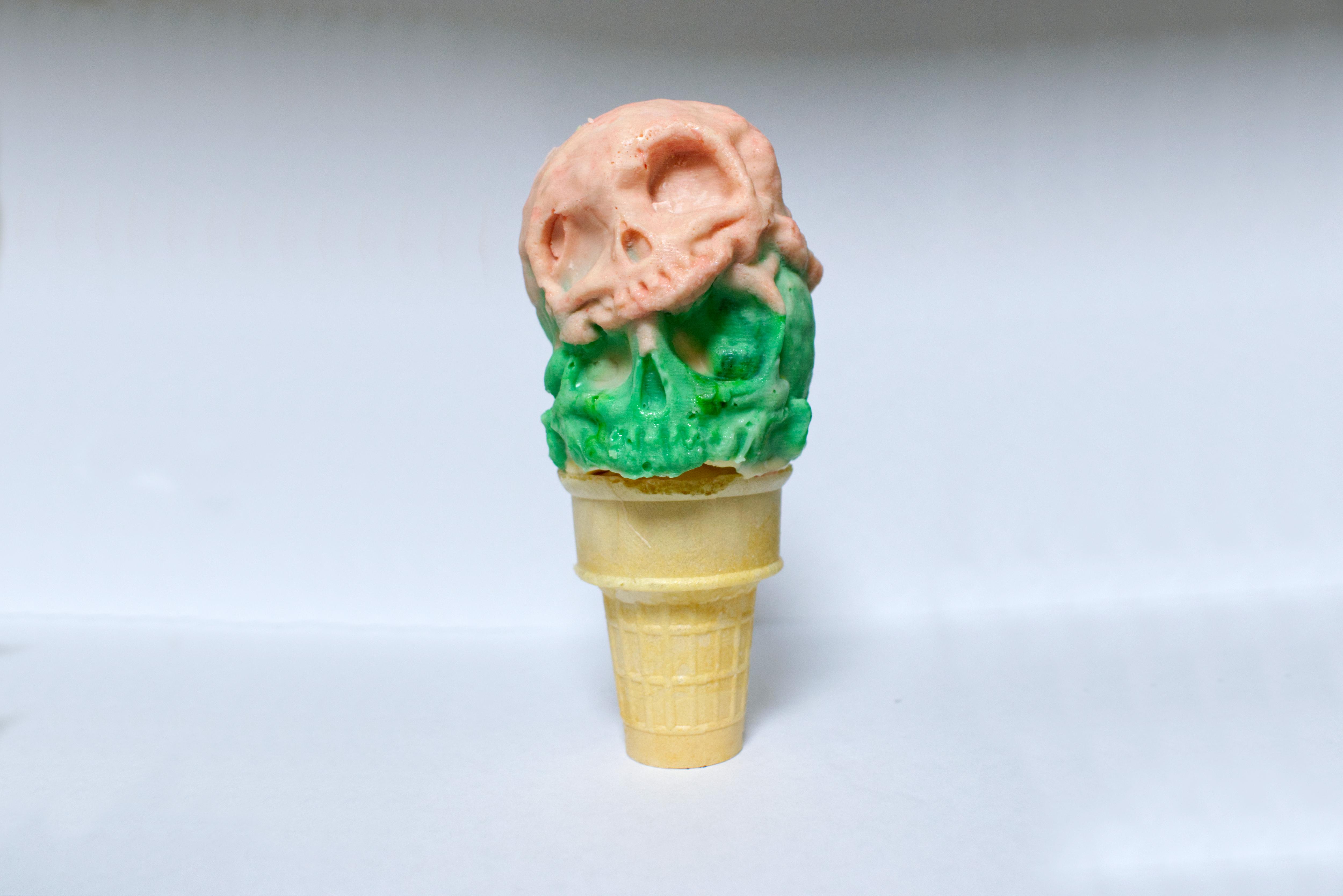 Making of the I-Scream Skull Cone