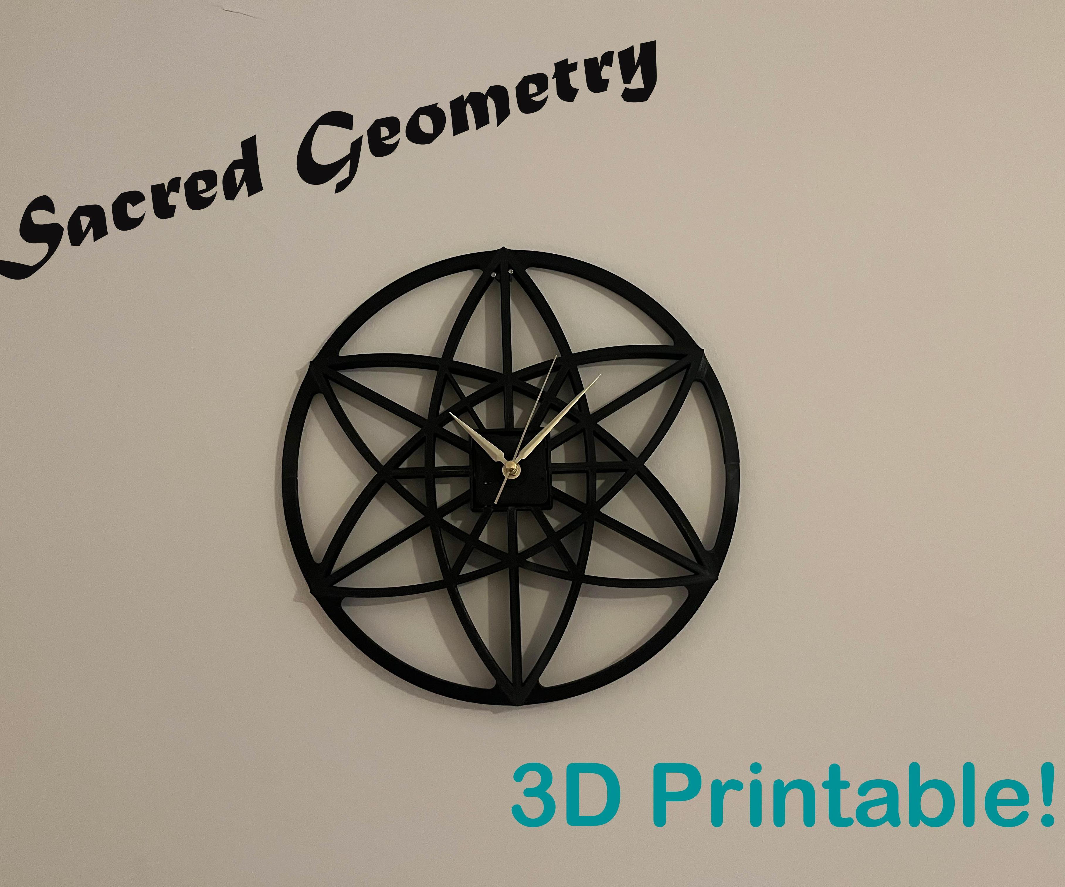 Sacred Geometry Clock: Full Instructions for Other Geometries!!