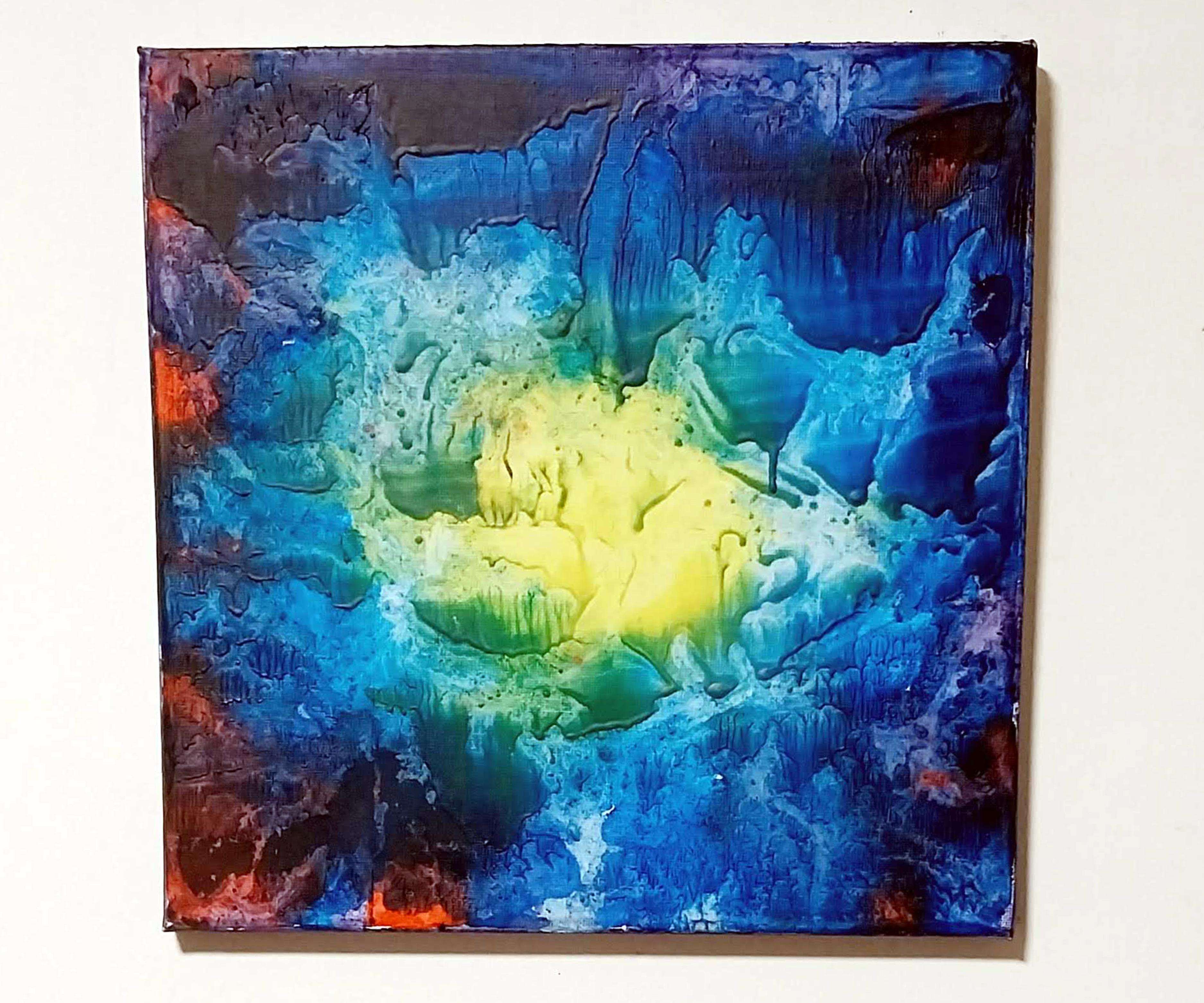 Creating Wall Art With Crayons