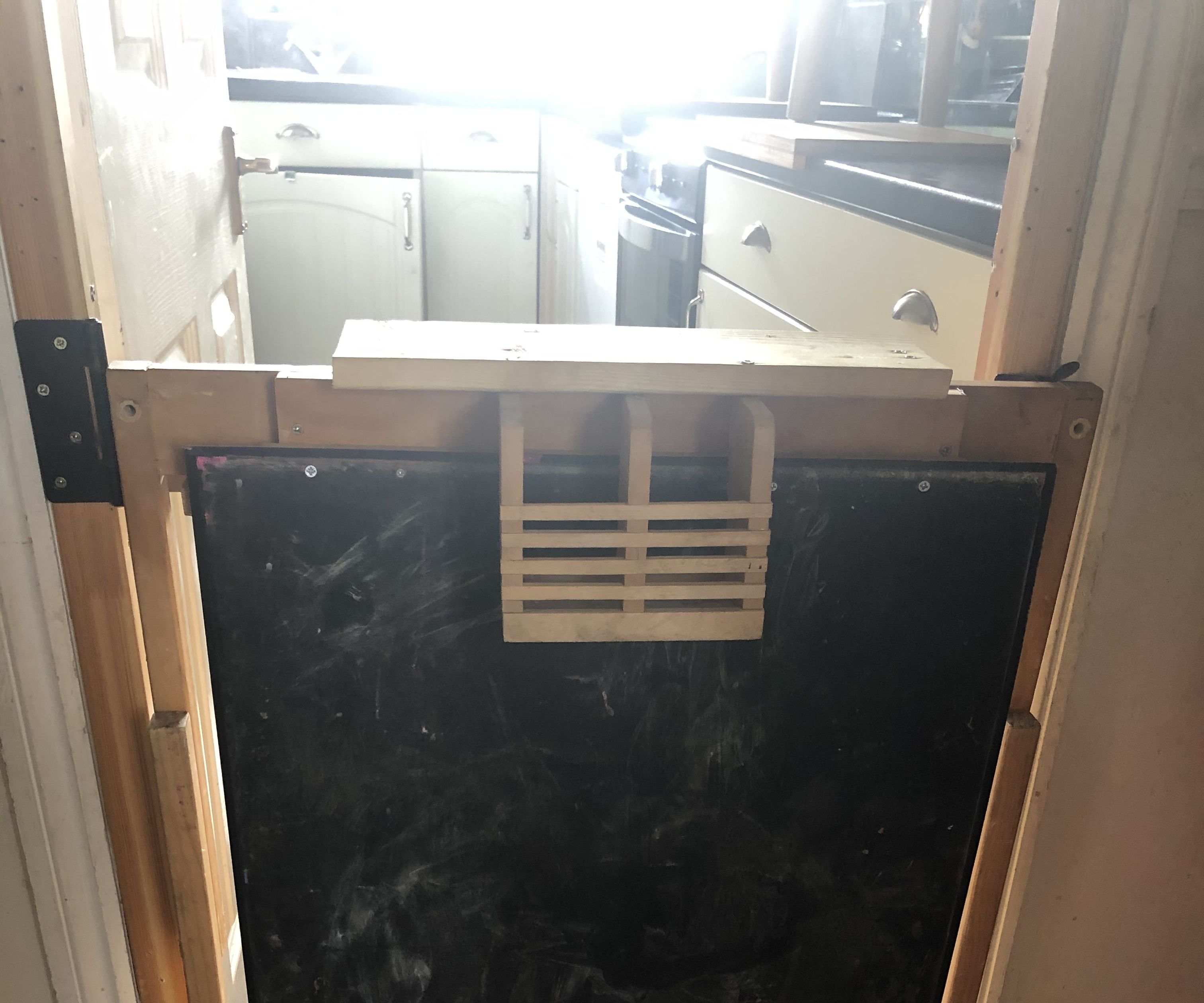 Kitchen Safety Gate From Old Ikea Latt Table