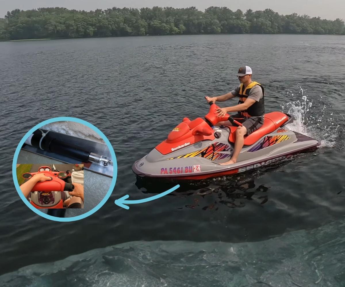 Electric Reverse for Jet Ski Using Linear Actuators