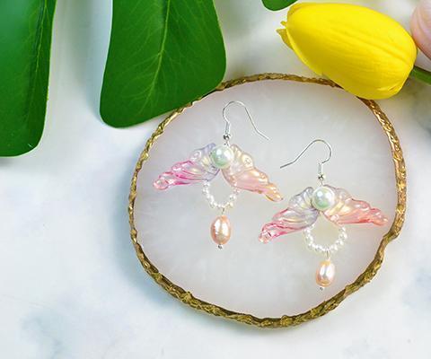 Beebeecraft Tutorials on How to Make Butterfly Wing Earrings