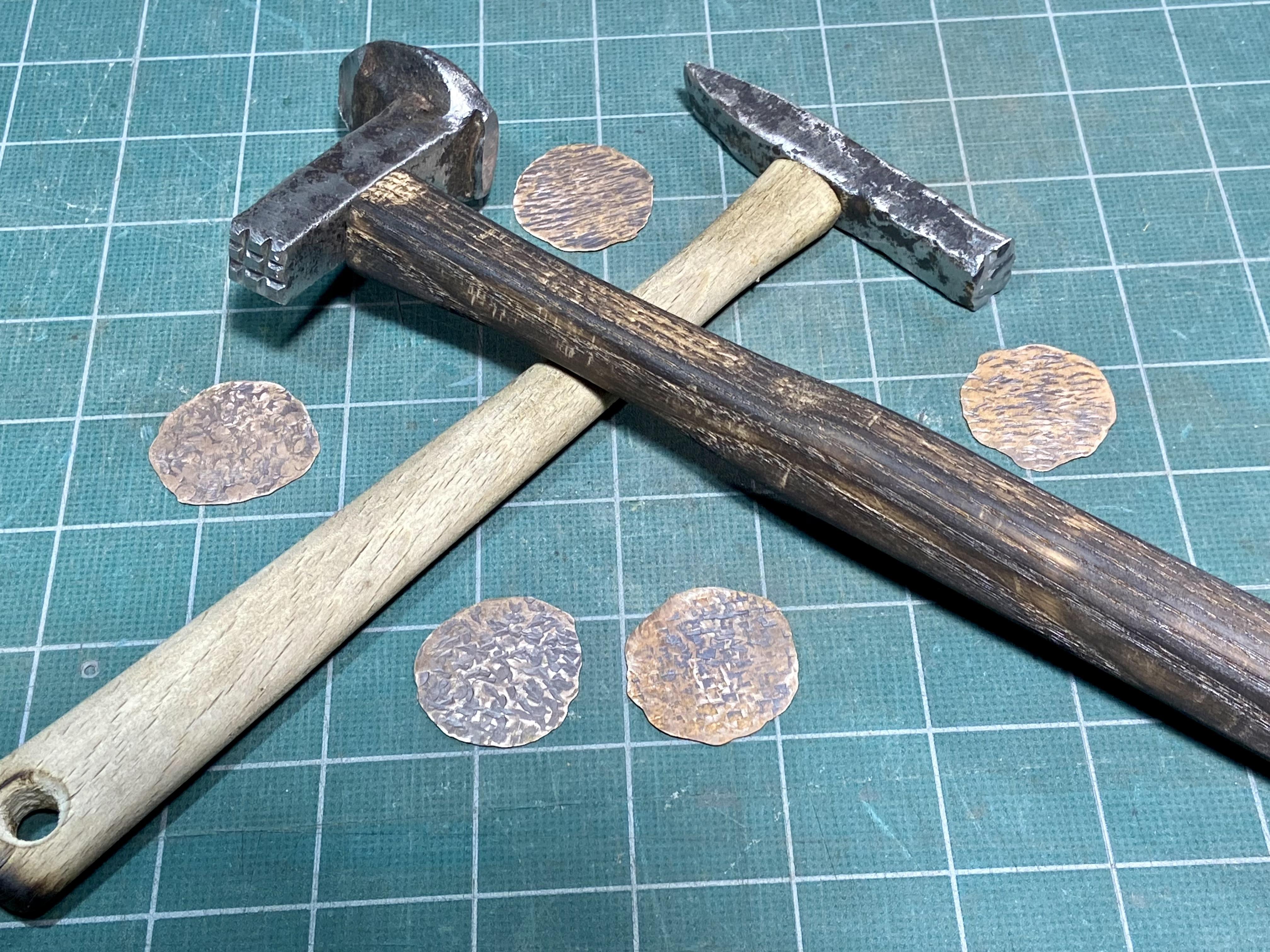 DIY Metal Texture Hammers From Railroad Spike