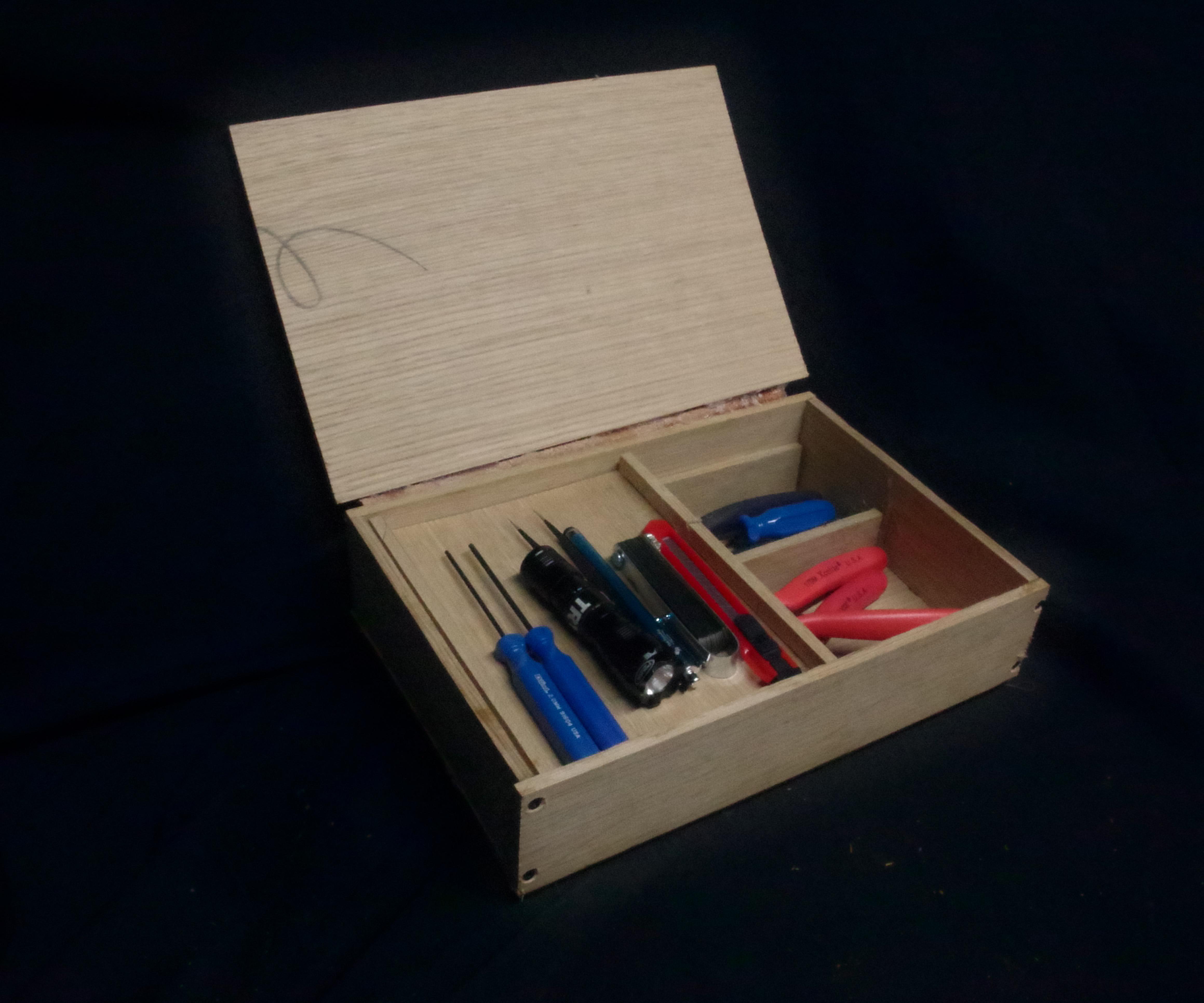 White Oak Box for Small Tools - Hot Melt Special