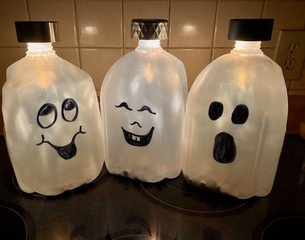 Milk Jug Solar Ghosts