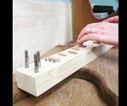 Single Plank Simple Dulcimer