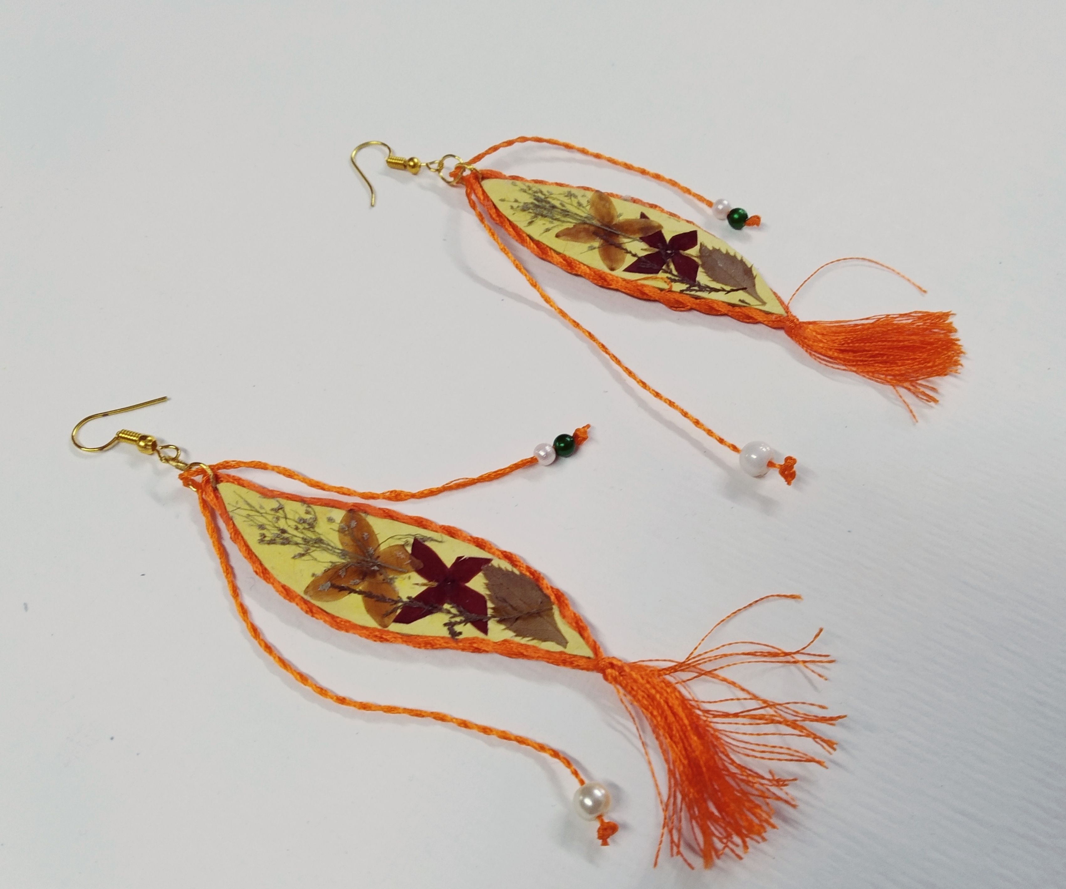  Dry Flower Earrings