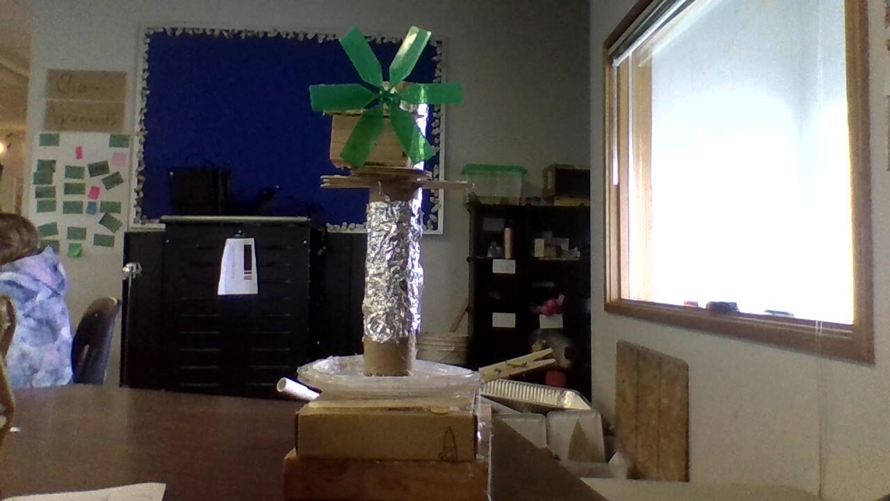 A Wind Powered Device That Generates Electricity