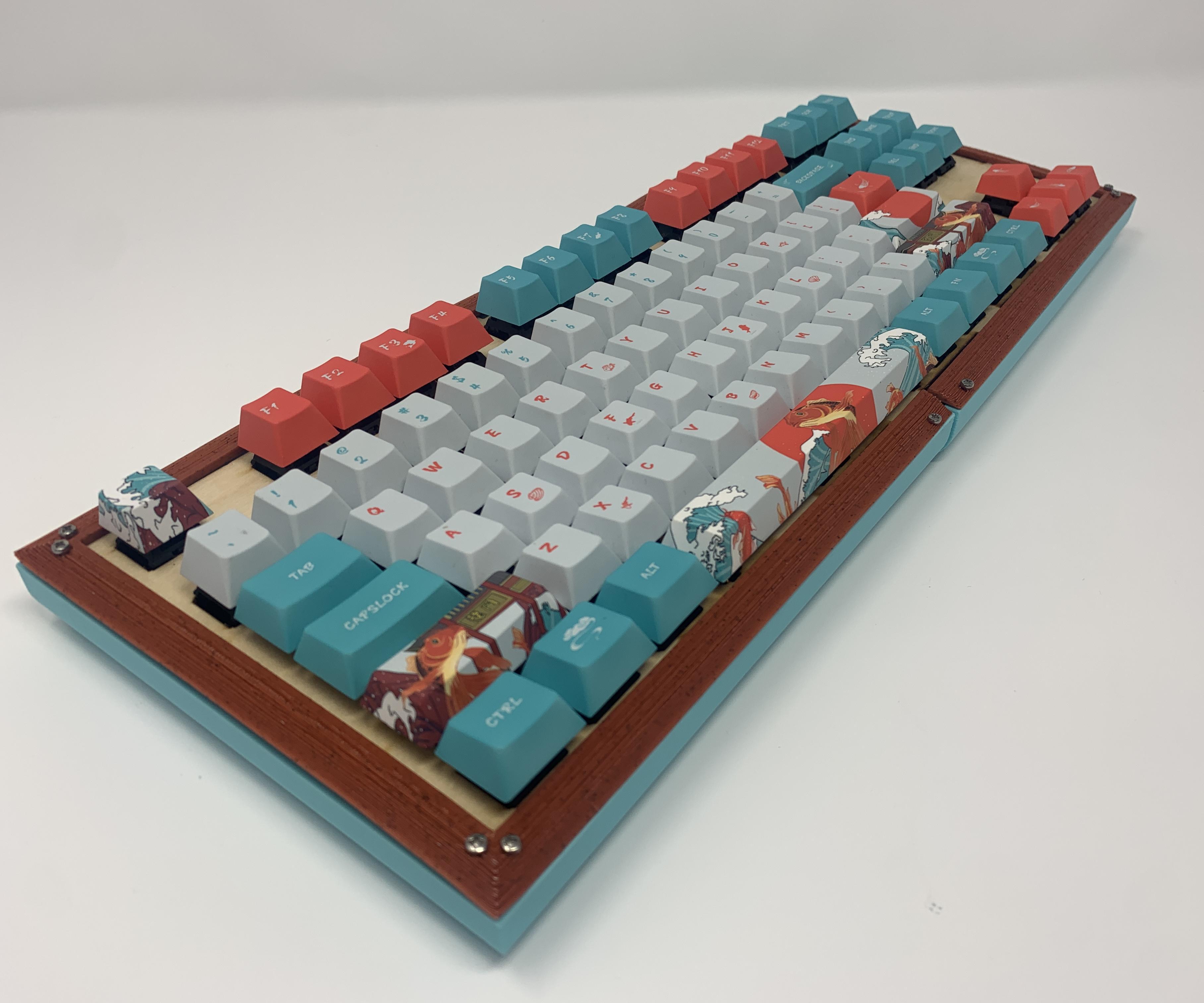 KoiBoard - Fully Customizable Mechanical Keyboard With a Koi!