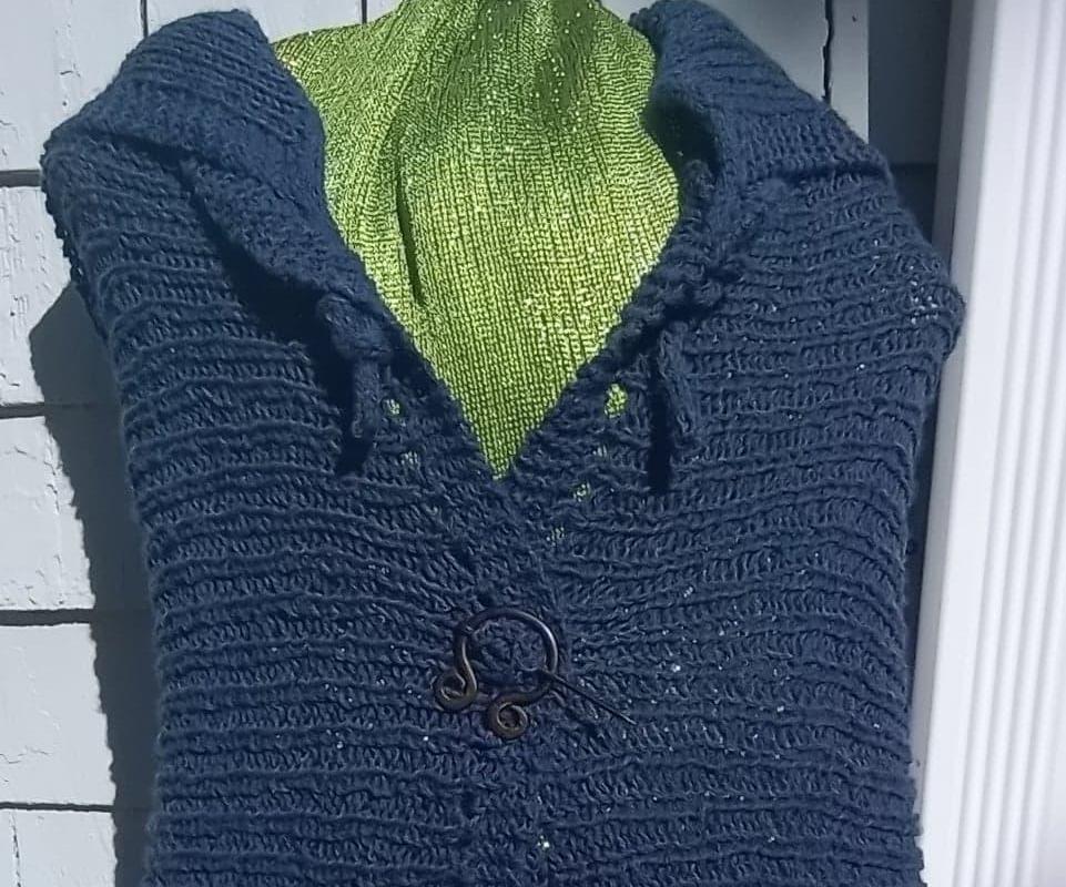Outlander Inspired Knit Shawl With Detachable Hood