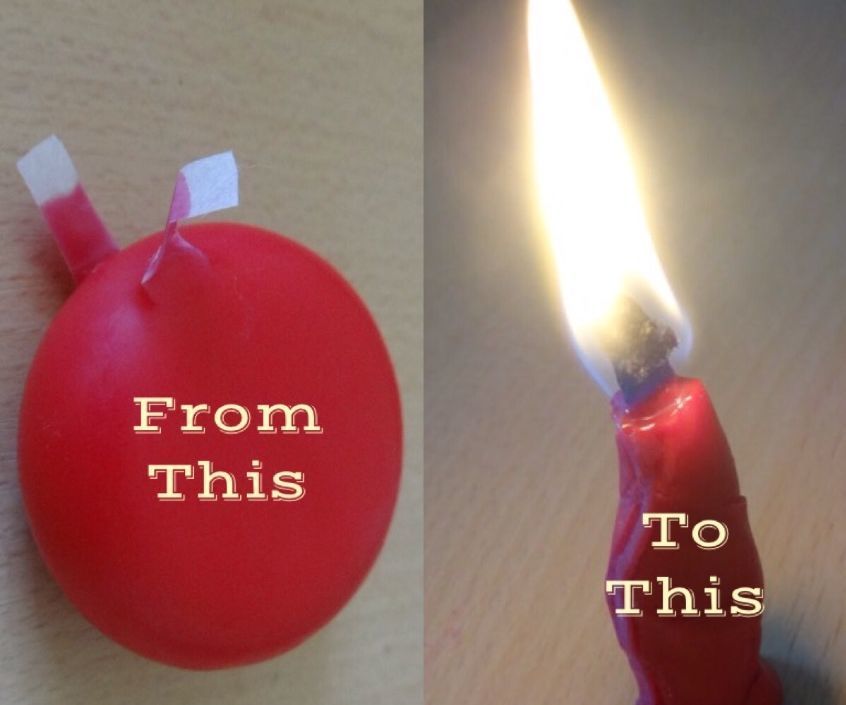 Make a Candle From Cheese 