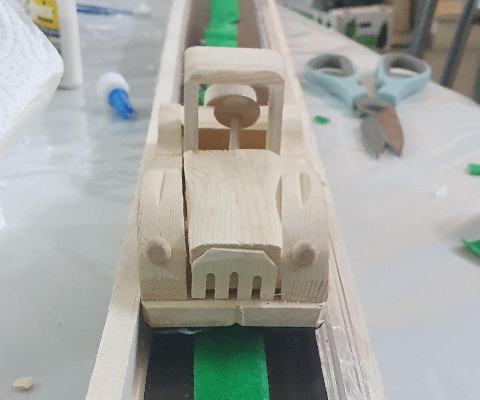 Wooden Maglev Car