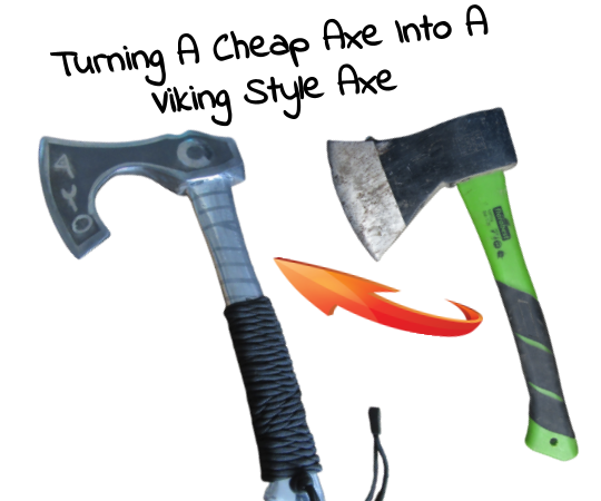  Turning a Cheap Axe Into a Viking Style Axe
