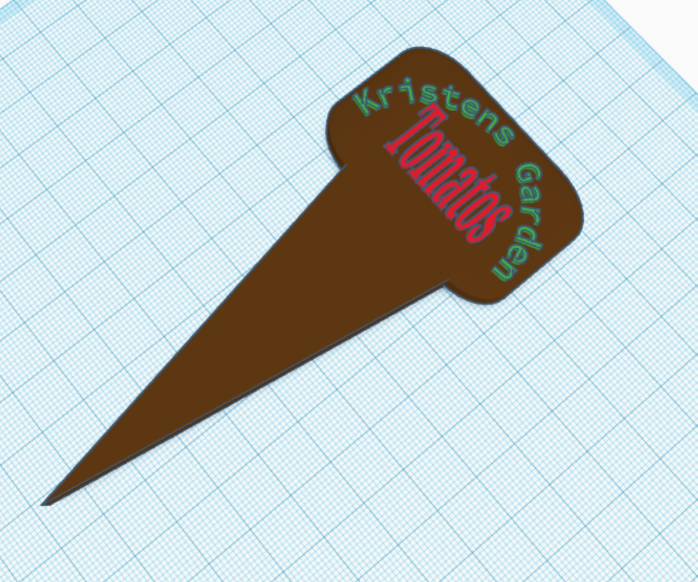 3D Printed Garden Labeling Signs