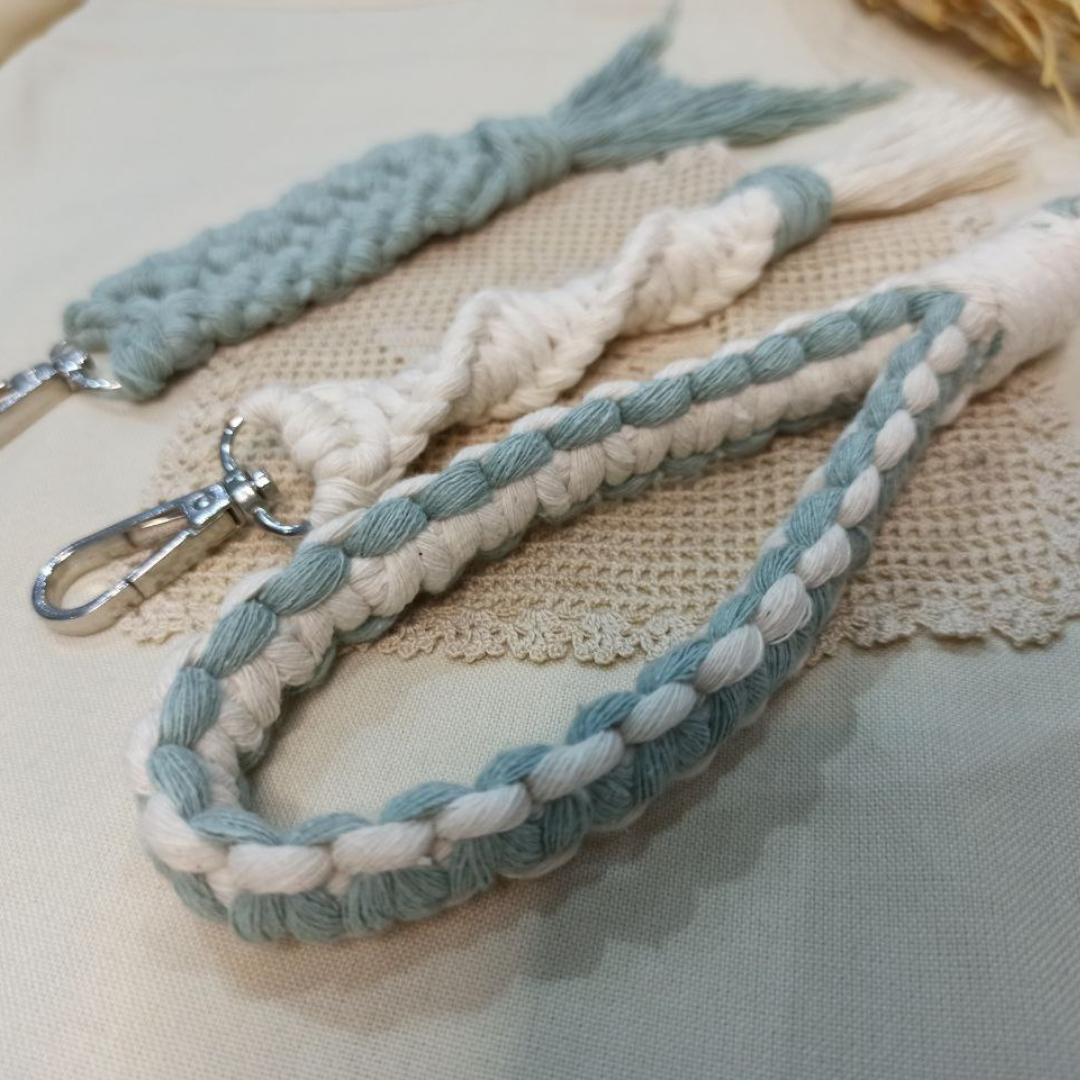 How to Make a Macrame Wristlet Keychain? Step by Step Tutorial for Beginners