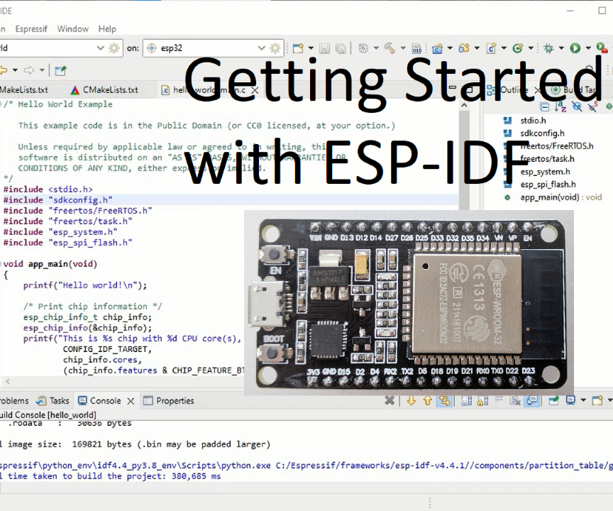 Programming With ESP-IDF Using Espressif IDE