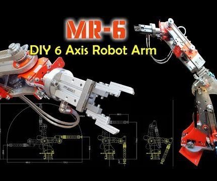 DIY Robot Arm 6 Axis (with Stepper Motors)