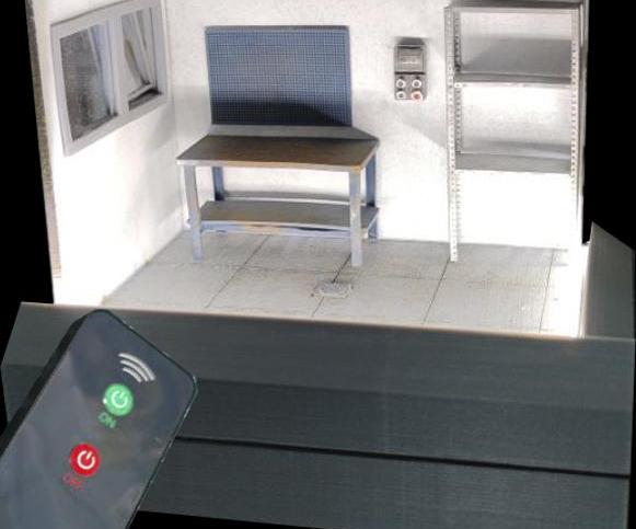 Diorama Light Base / Peana Con Luz Para Dioramas