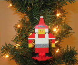 Mrs. Claus LEGO Ornament Build