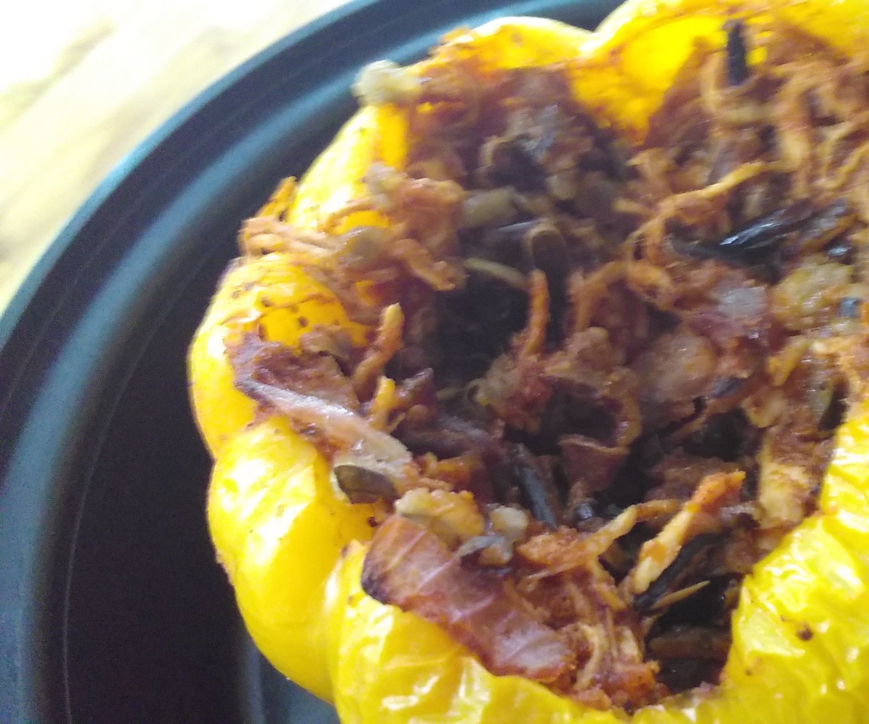 Wild Rice Stuffed Bell Peppers