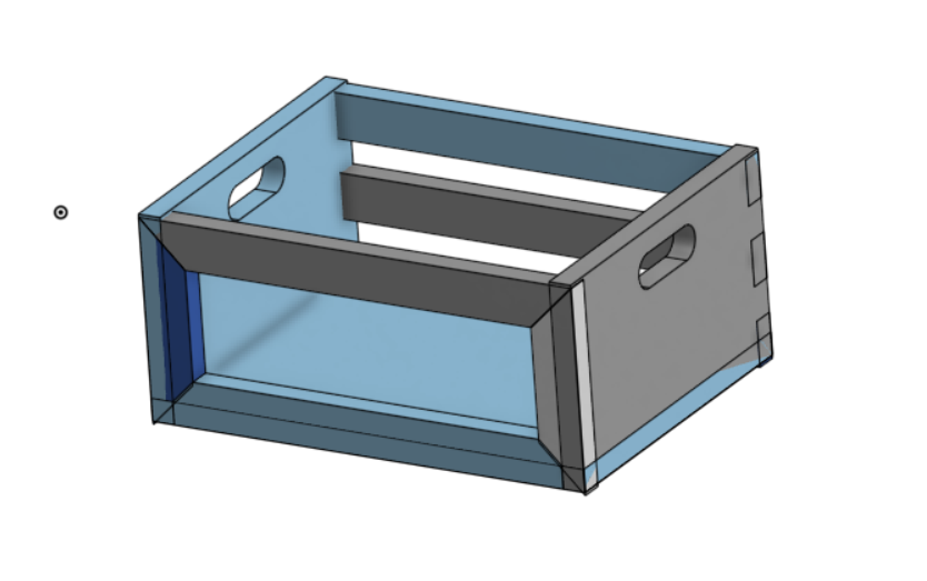 Recycled Wooden Vinyl Record Storage Crate