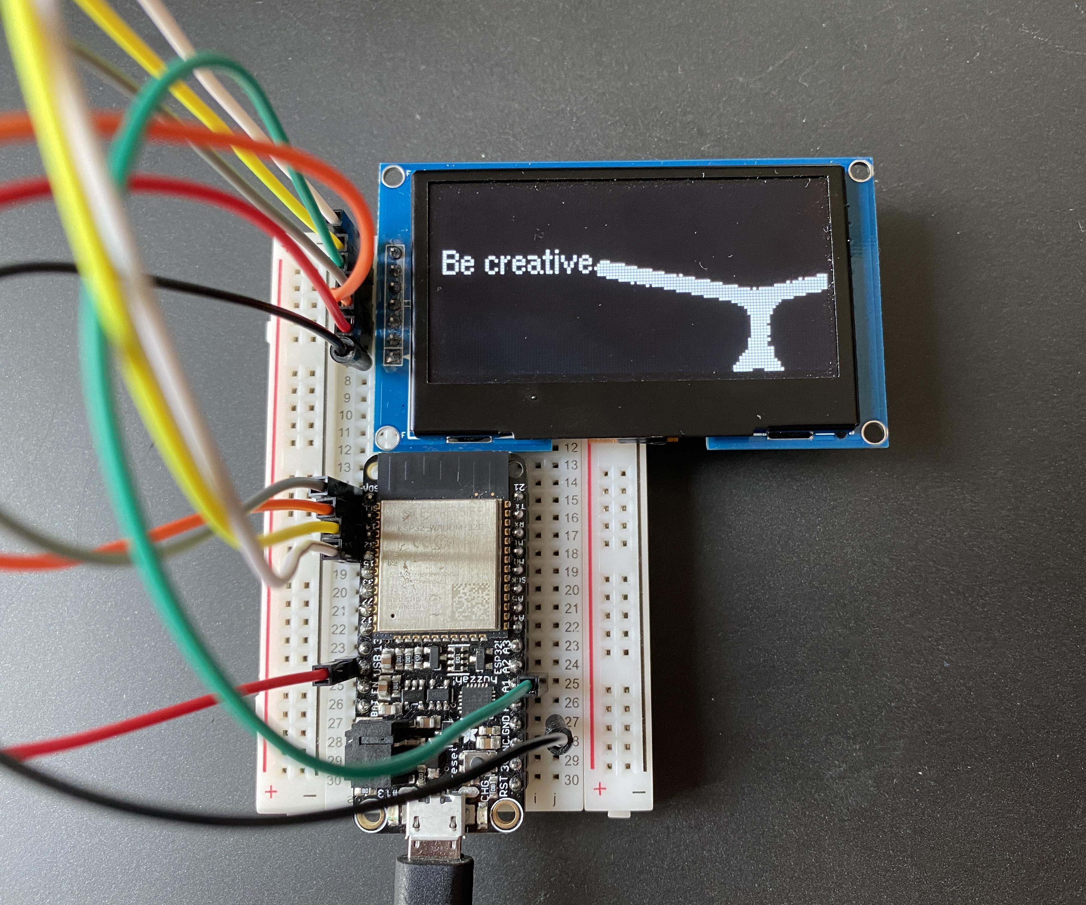 SSD1309 OLED With Toit