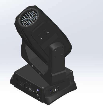 DMX Controlled LED Moving Light - TrueLight750 (Updated) (Still In-Progress)