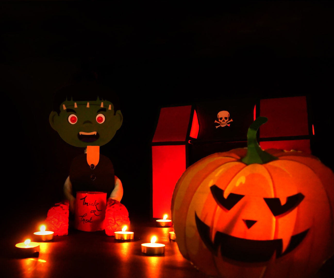 DIY Creepy Frankenstein Halloween Doll - Trick or Treat Halloween Prank