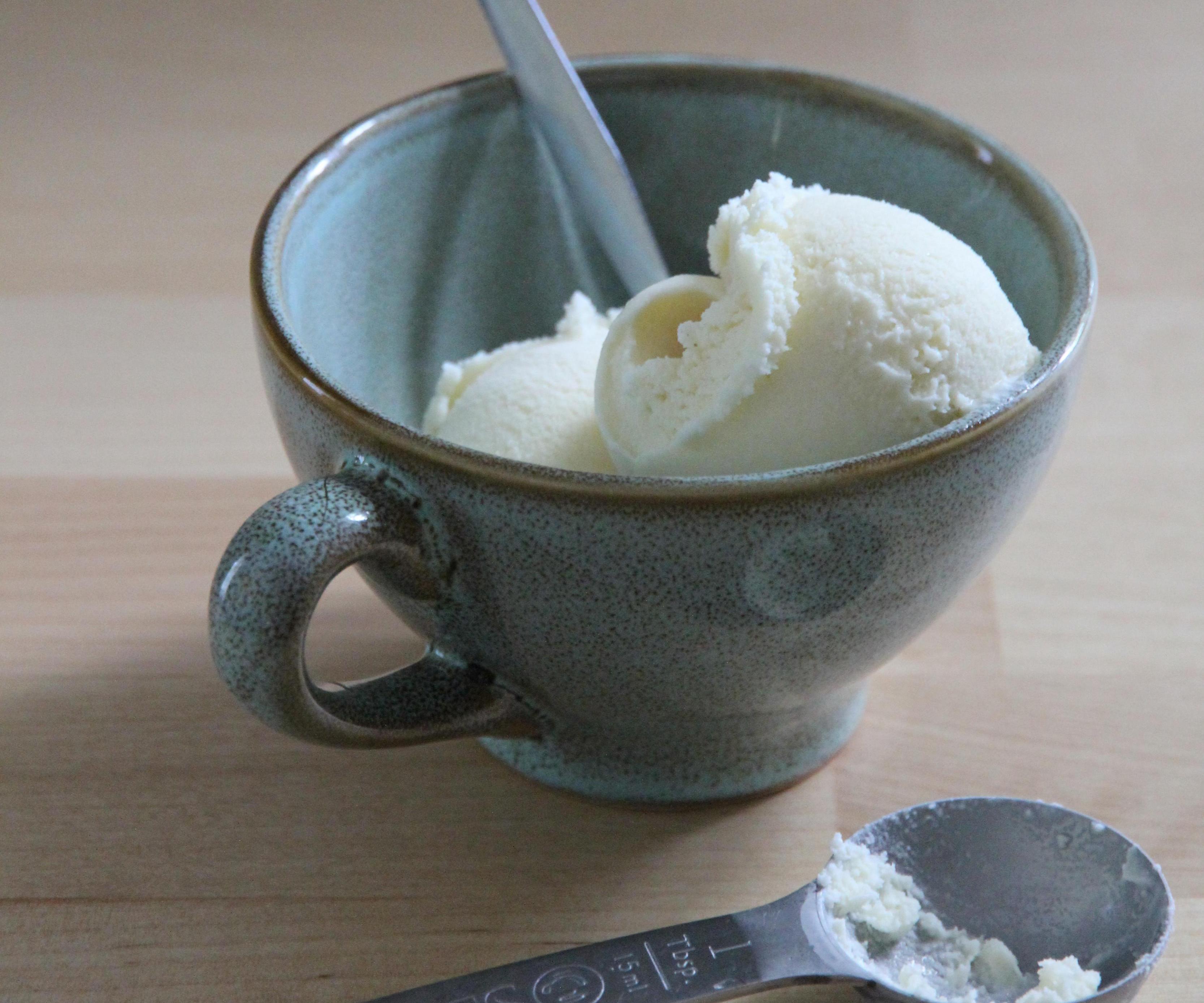 Balsam Fir and Honey Ice Cream