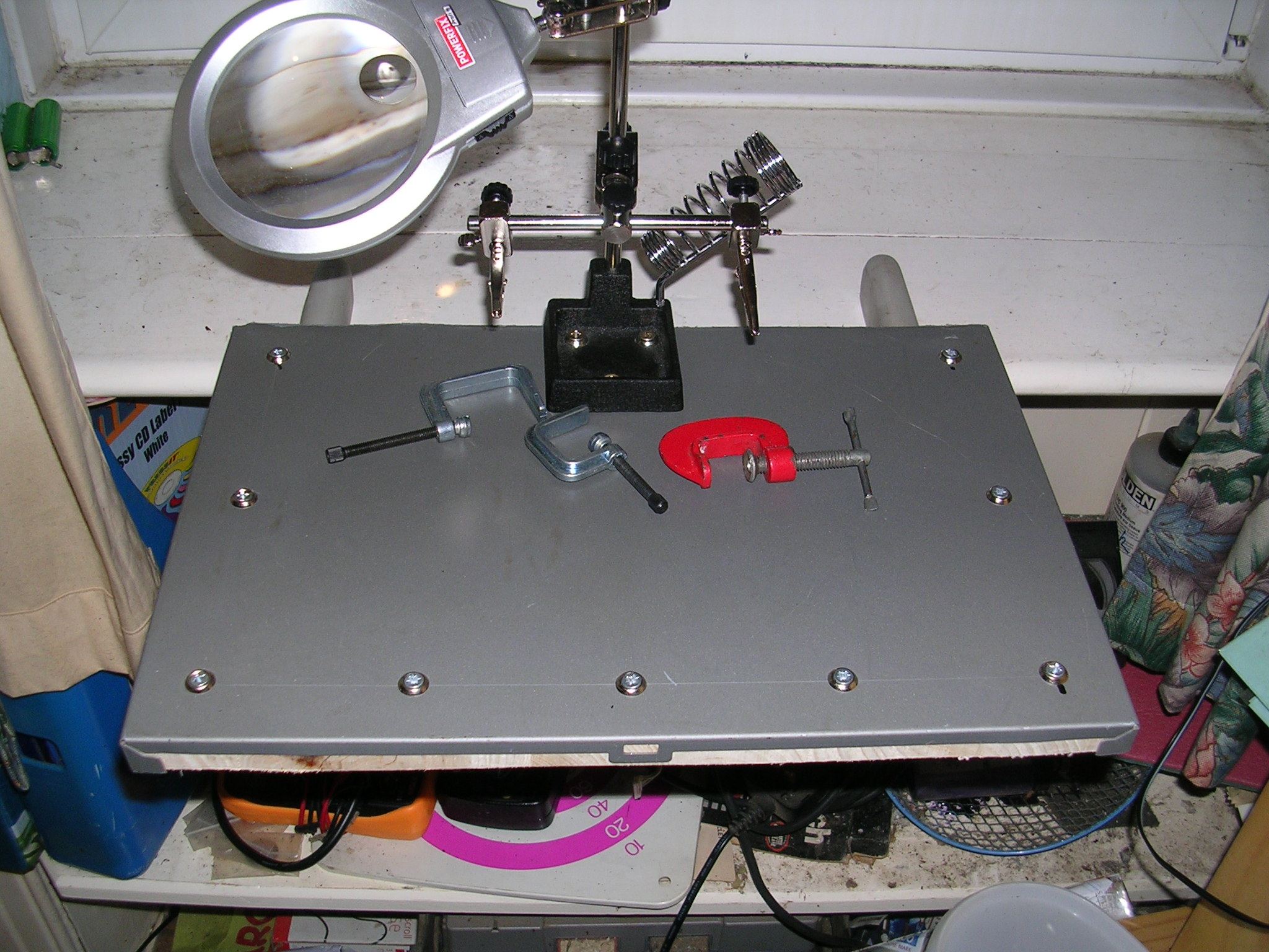 Clamp on Solder Station / Work Bench.