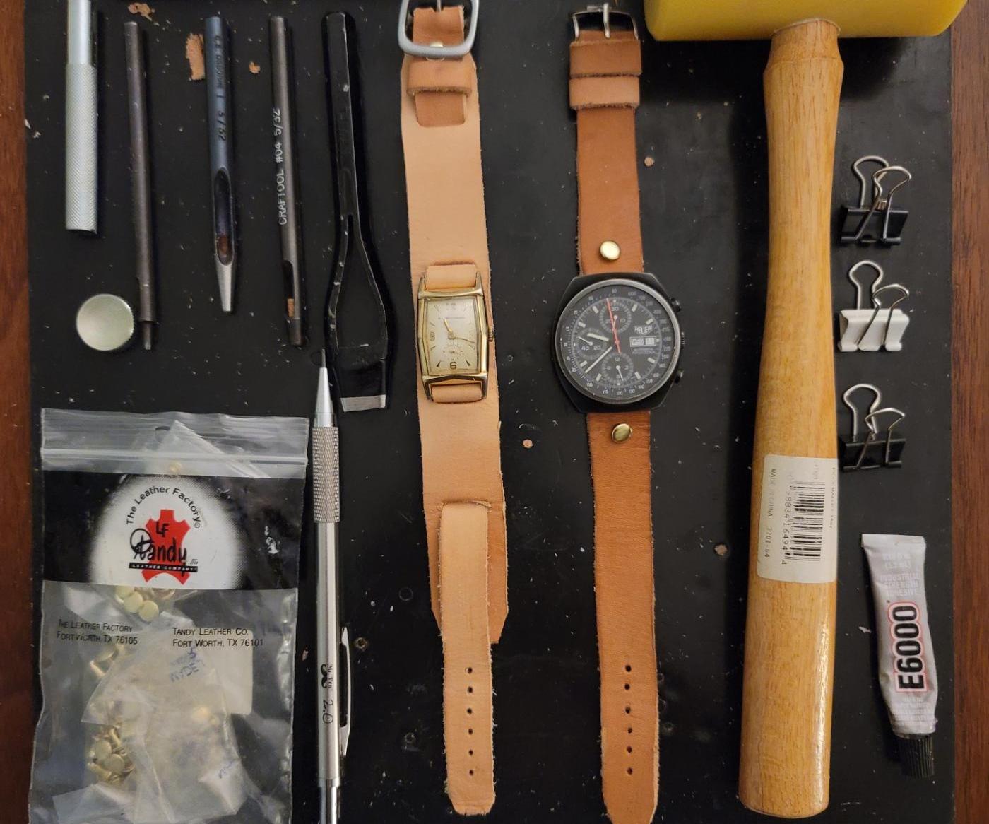 Custom Leather Watchbands