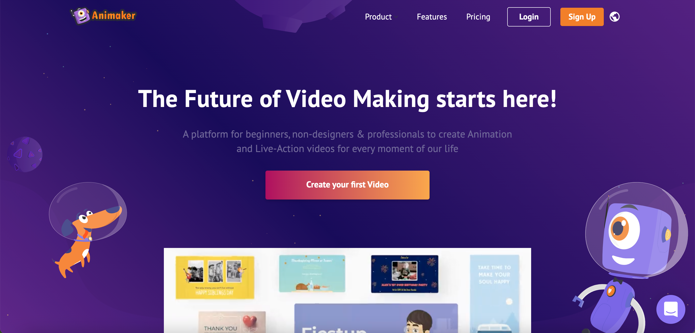 Animaker: Creating a Video