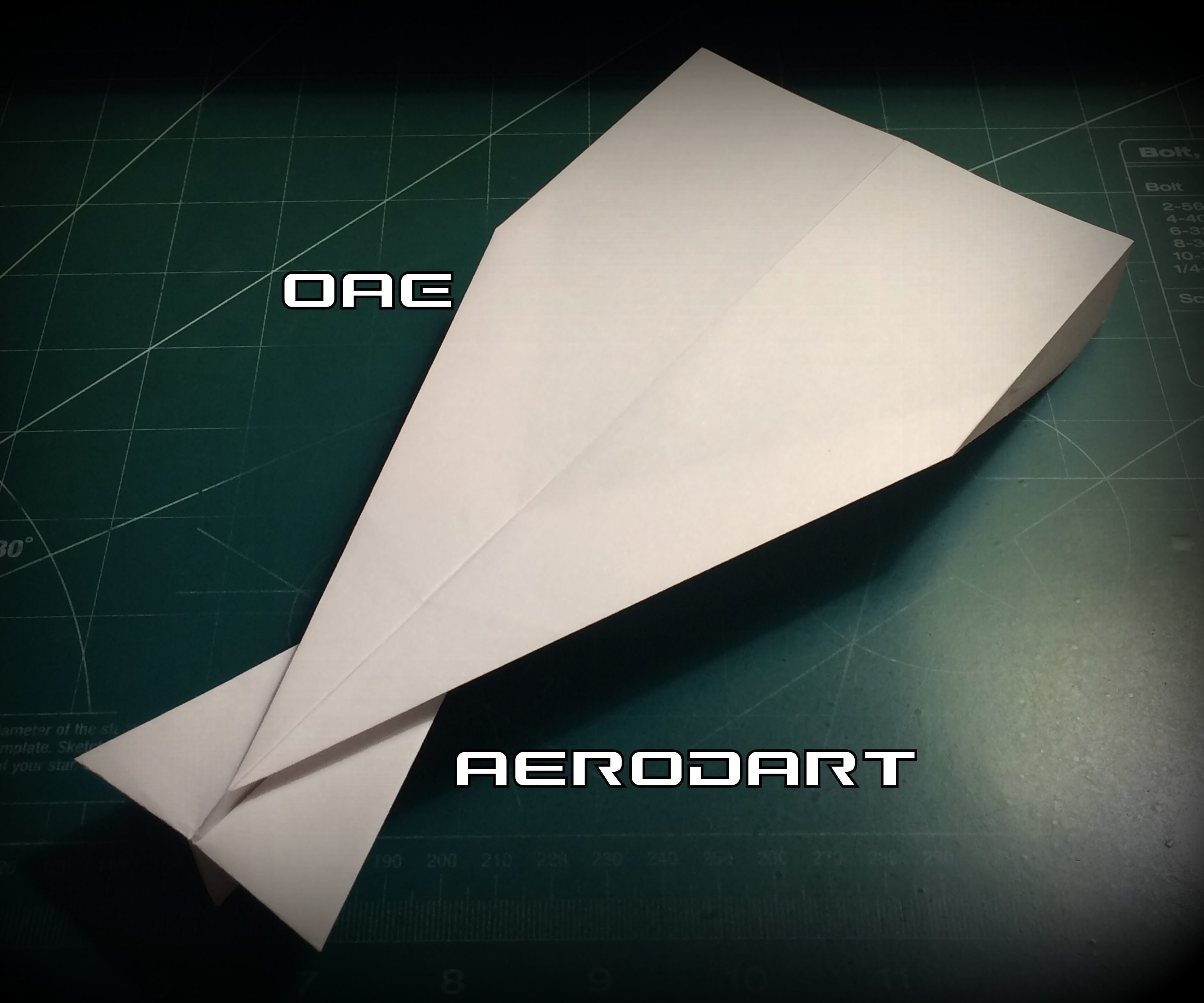 How to Make the AeroDart Paper Airplane