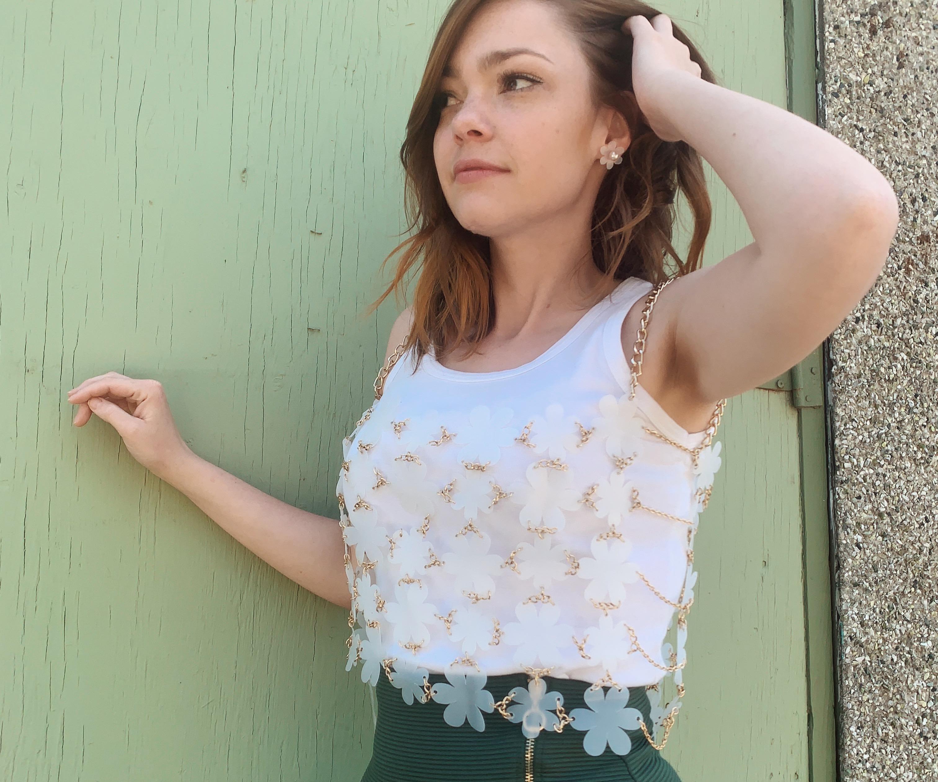 Retro Inspired 🌼 Plastic Shirt