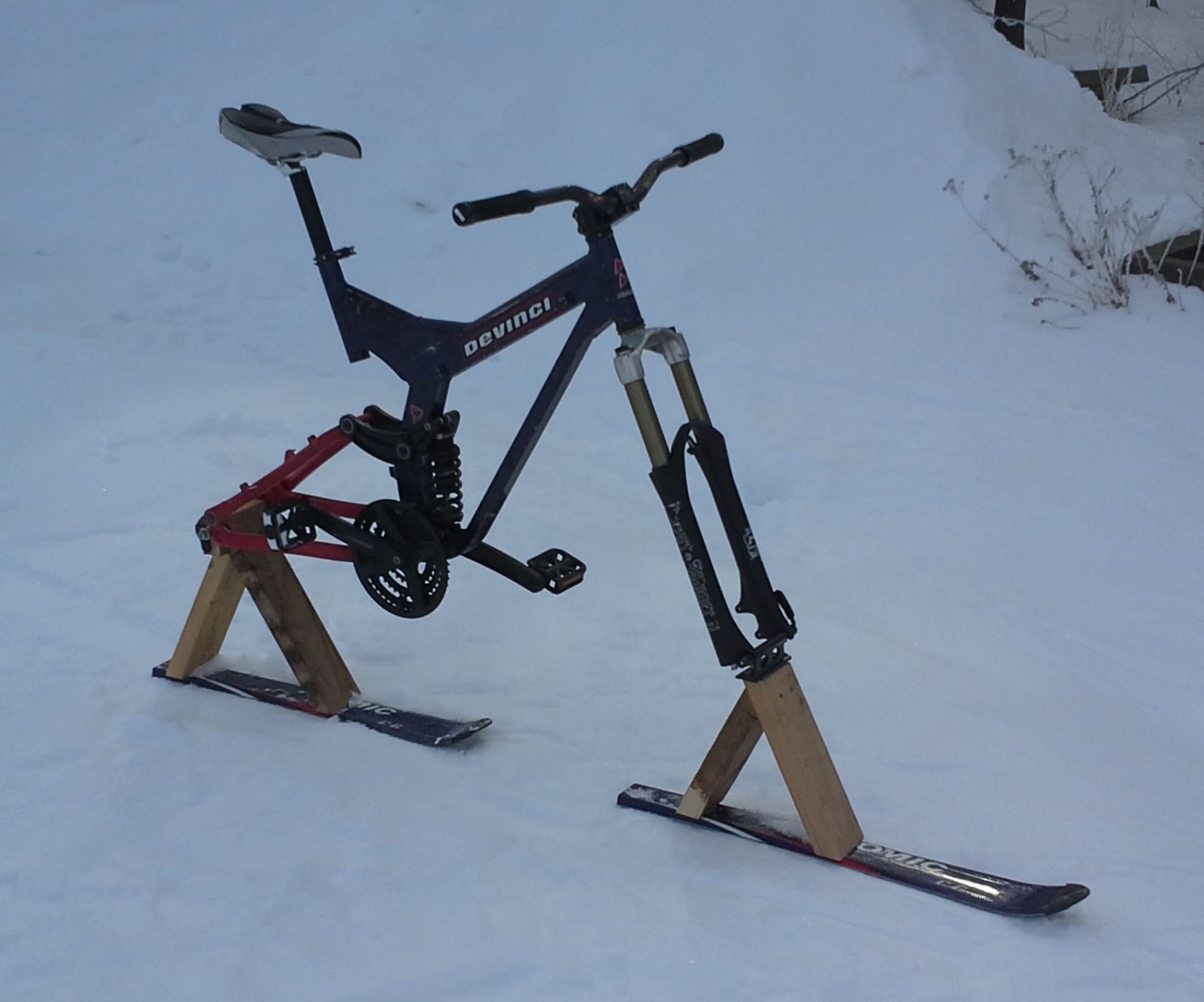How to Create a Downhill Ski-Bike