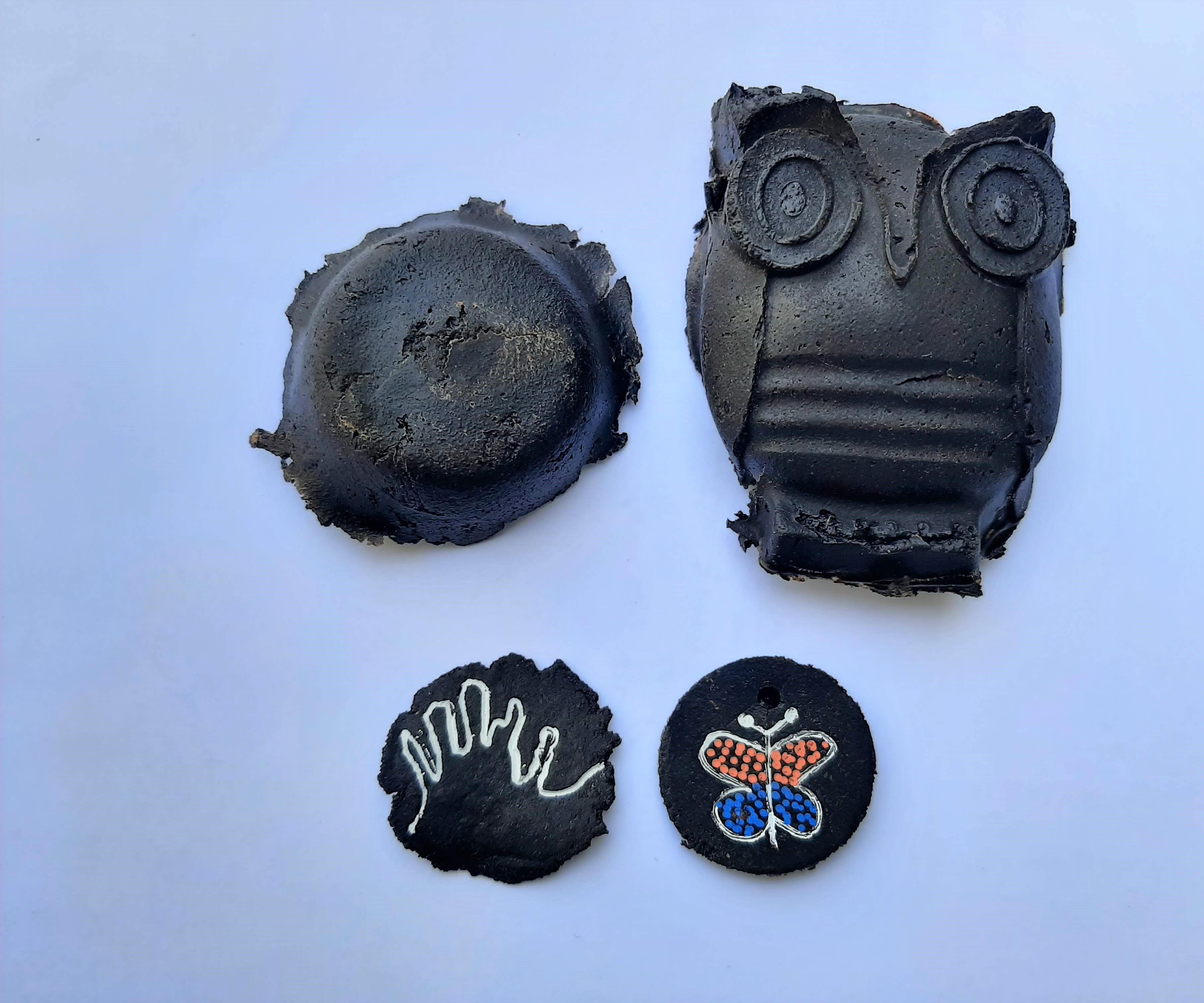 Turkish Coffee Based Bioplastic Objects