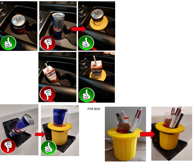 A Cup Holder for Thin Cans