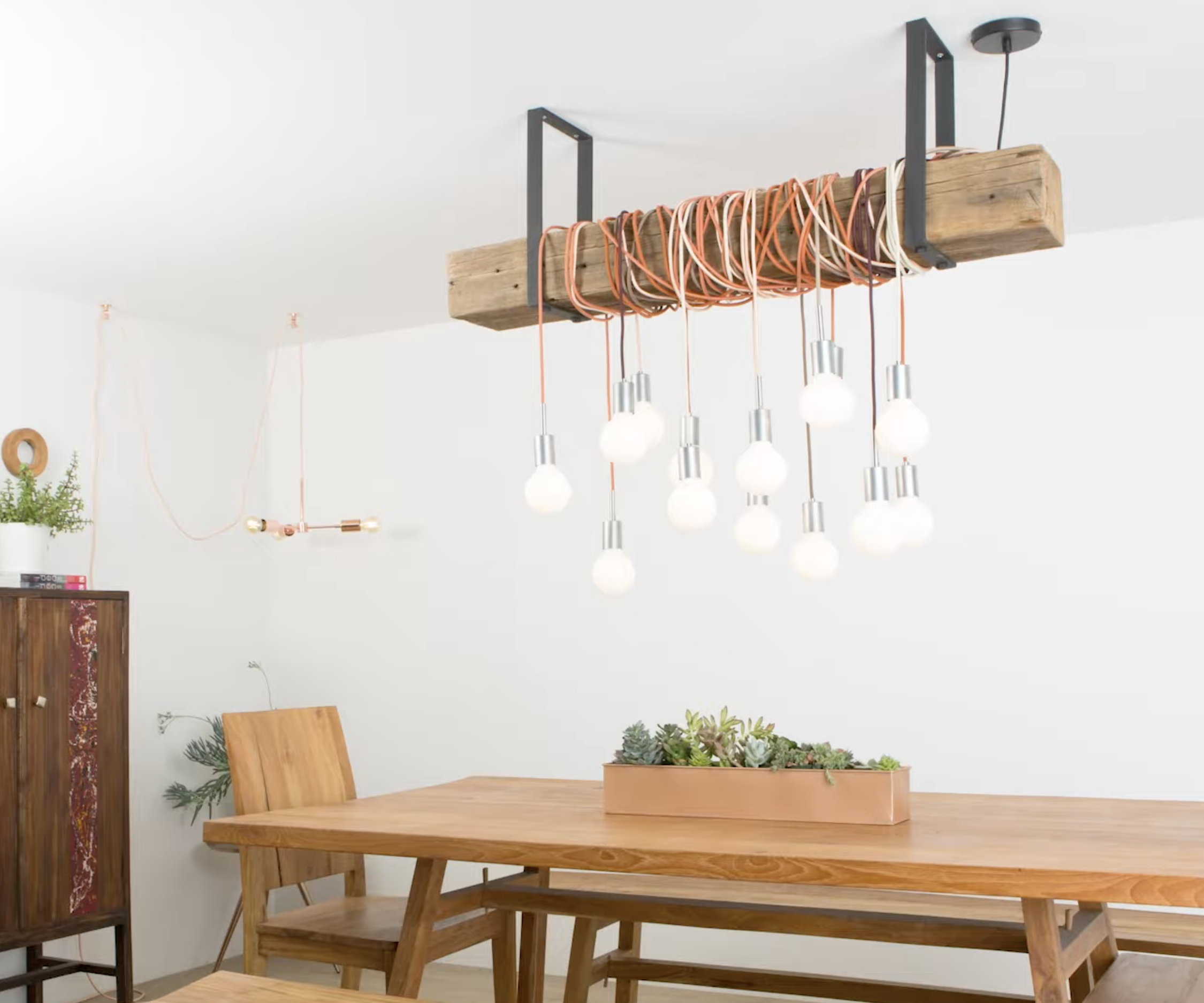 How to Make a DIY Wood Beam Light Fixture
