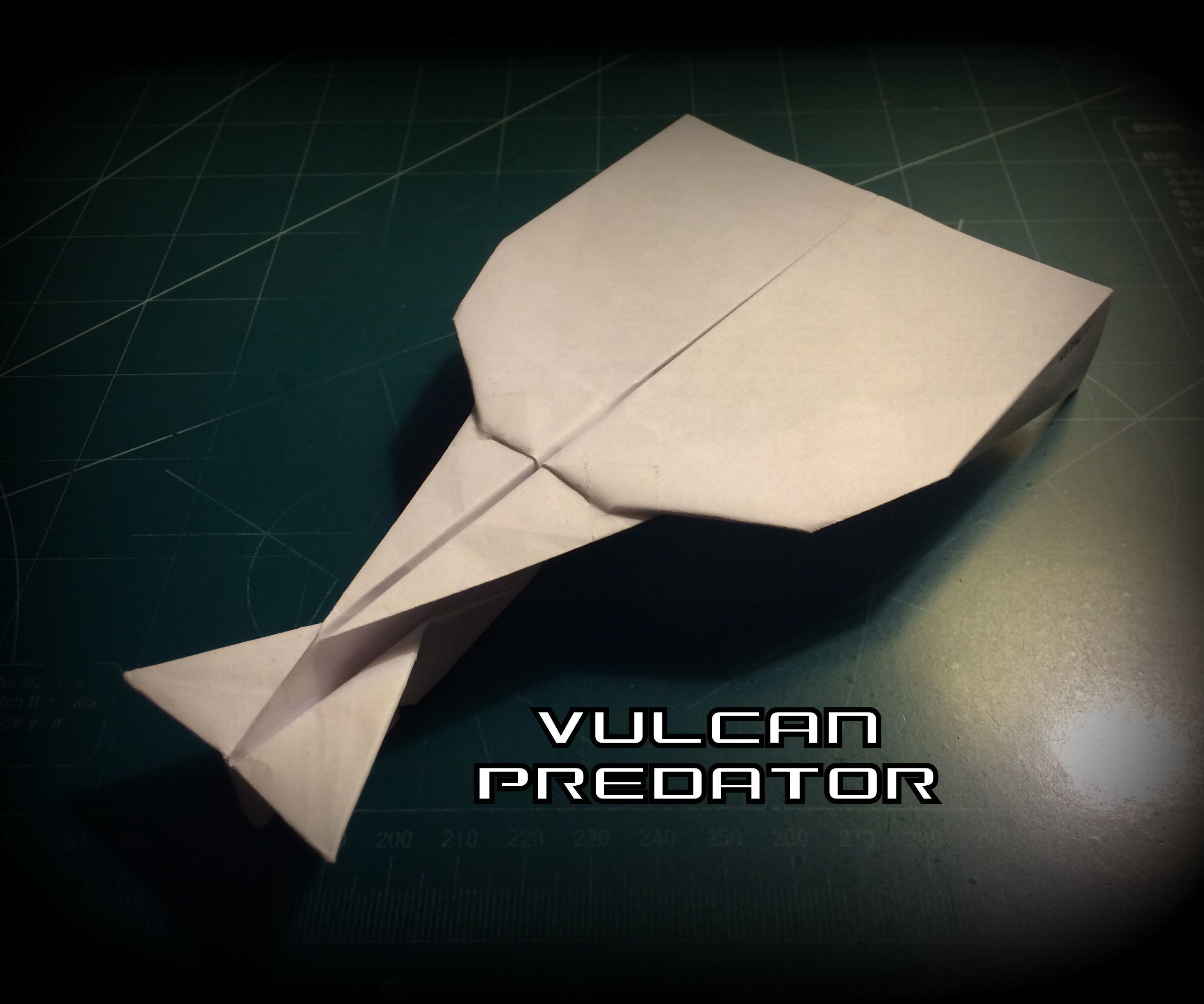 How To Make The Vulcan Predator Paper Airplane