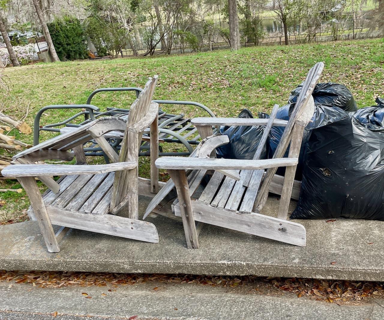  Trash to Fab Adirondack Chair!