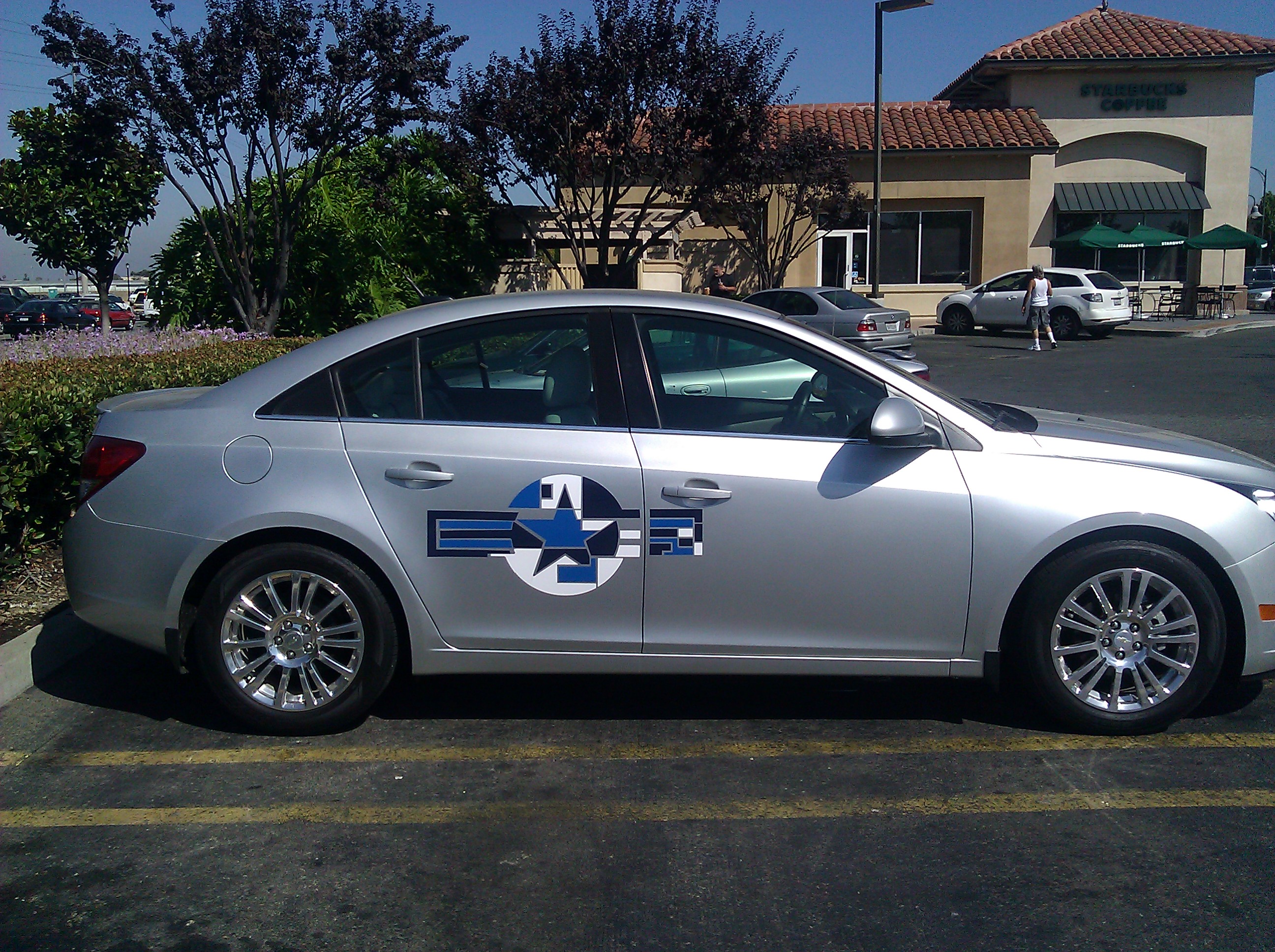 DIY "Dazzle" Pattern Logo for Vehicle.